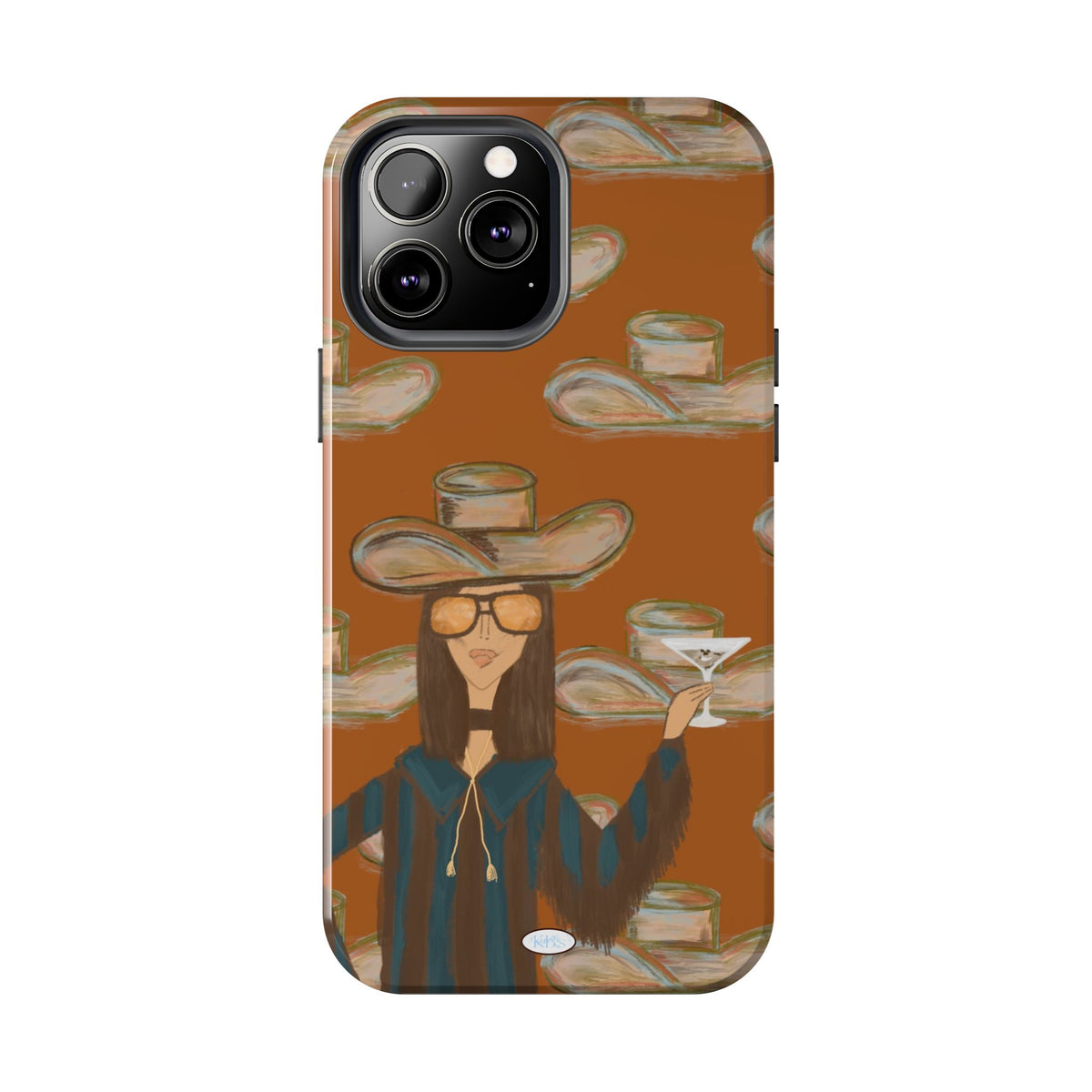 Cocktail Cowgirl Tough Case for iPhone