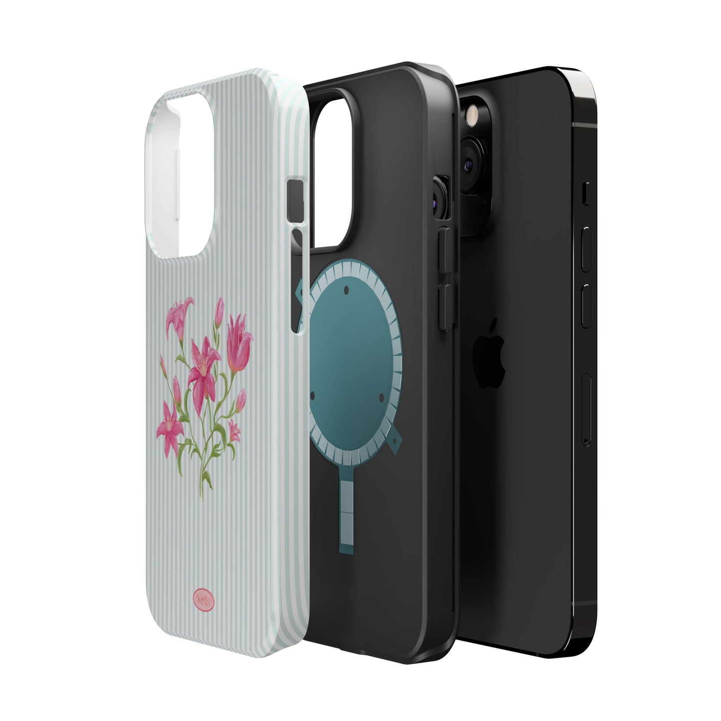 Lily Bloom Mag Safe Case for iPhone - Blue
