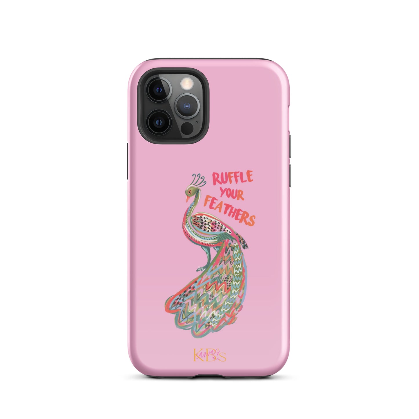 Ruffle Your Feathers Tough Case for iPhone - Pink