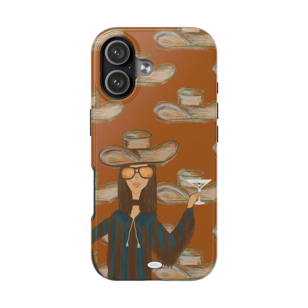 Cocktail Cowgirl Tough Case for iPhone