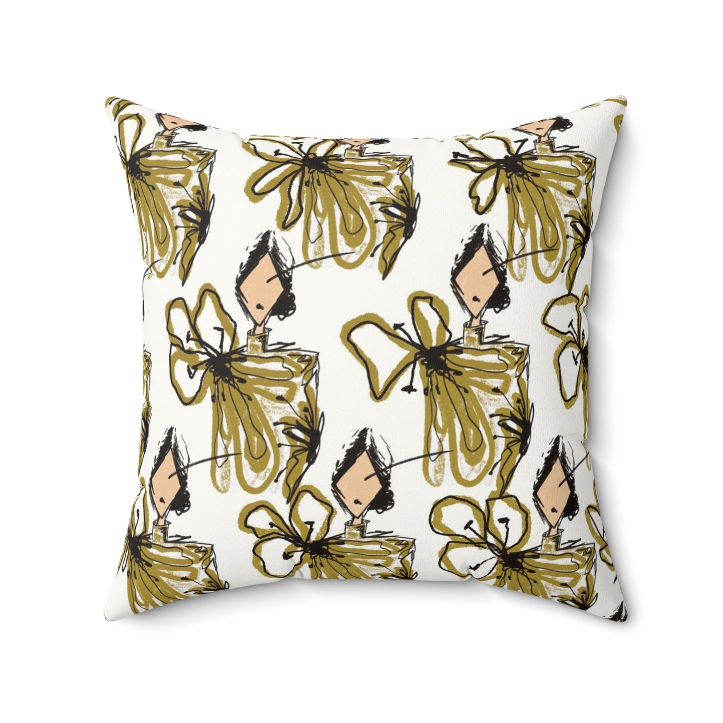 Fleur Runway Throw Pillow