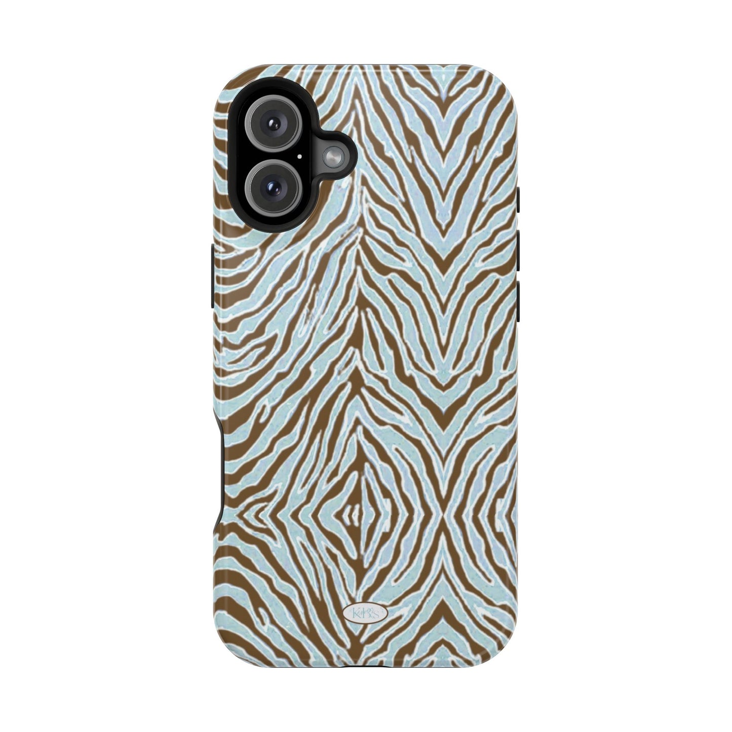 Zebra Bleu Mag Safe Case for iPhone