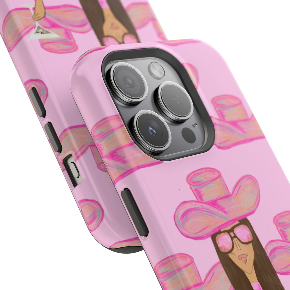 Cocktail Cowgirl MagSafe Case - Pink