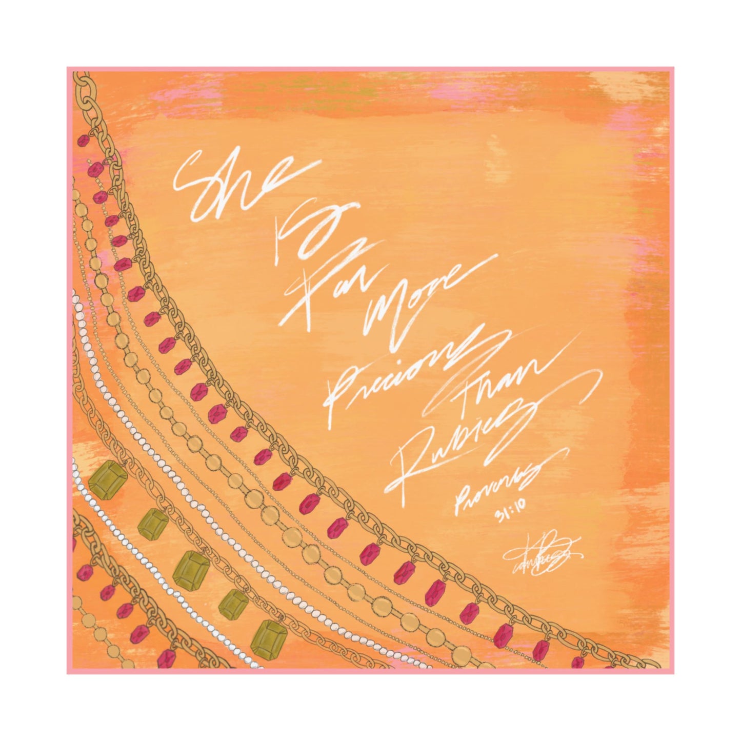 Proverbs 31 Scarf Photo Print