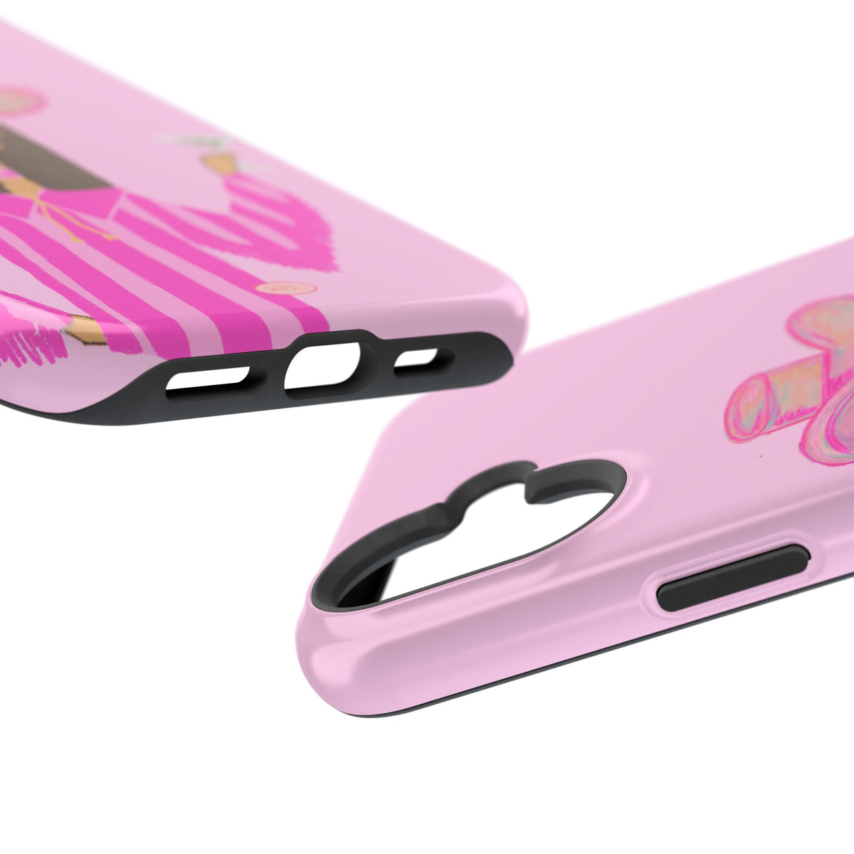 Cocktail Cowgirl Mag Safe Case for iPhone - Pink