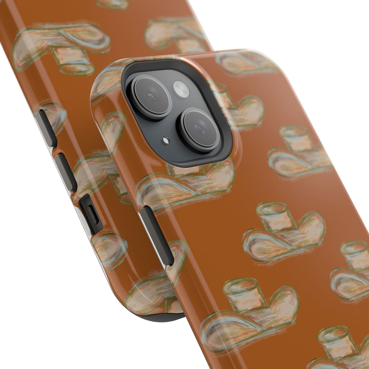 Cowboy Club Mag Safe Case for iPhone - Orange