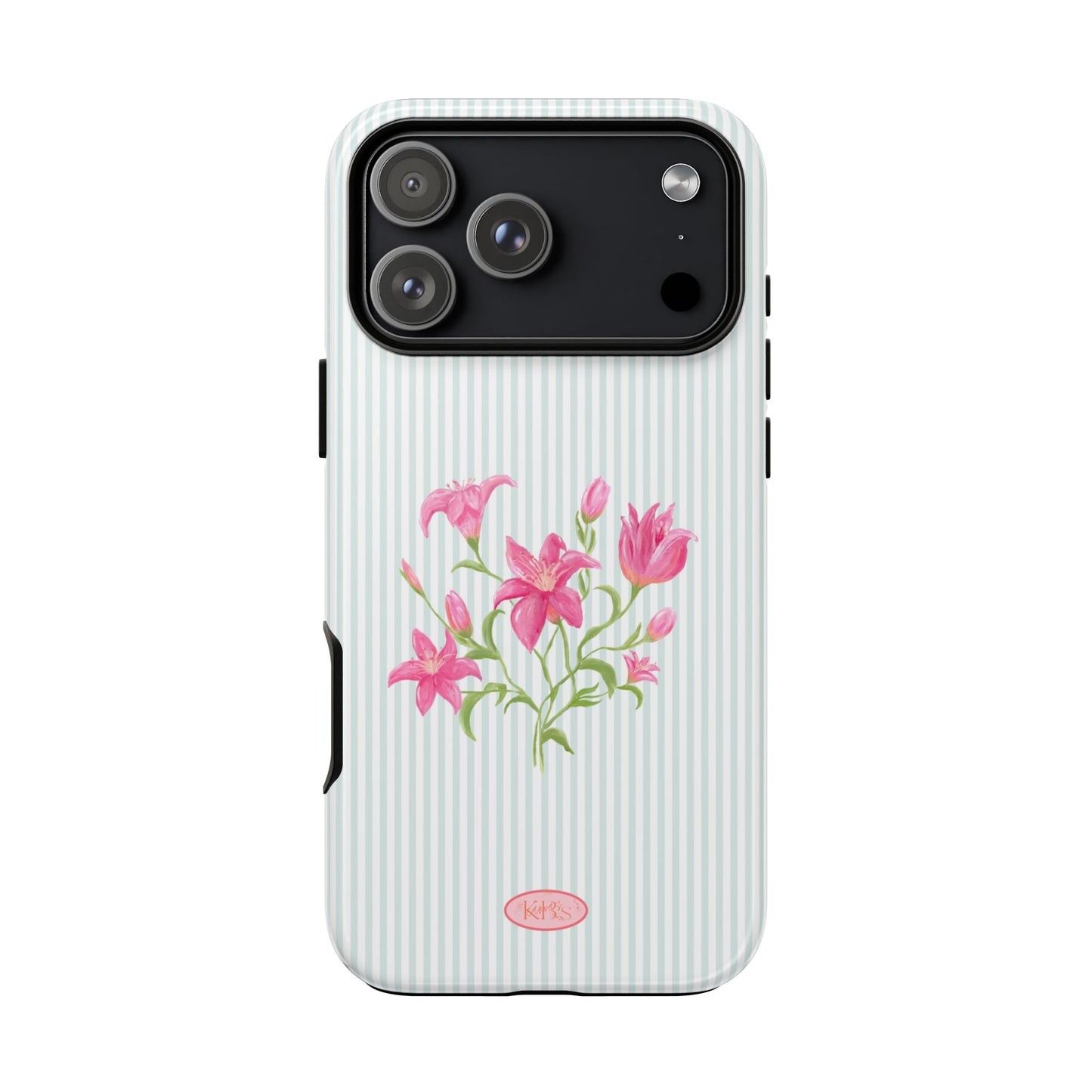 Lily Bloom Tough Case for iPhone - Blue