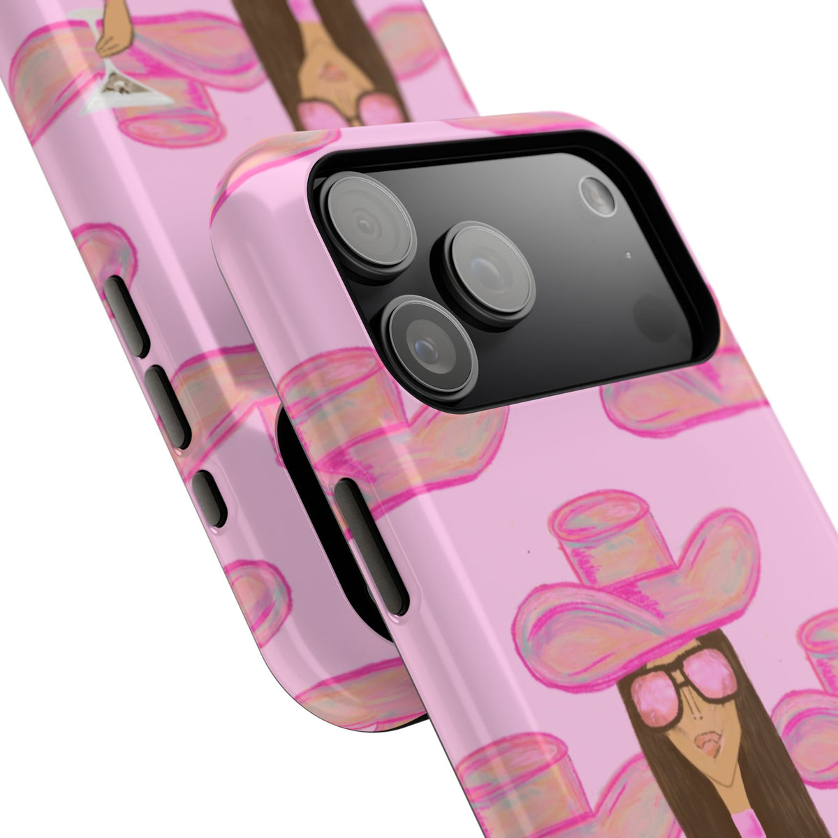 Cocktail Cowgirl MagSafe Case - Pink