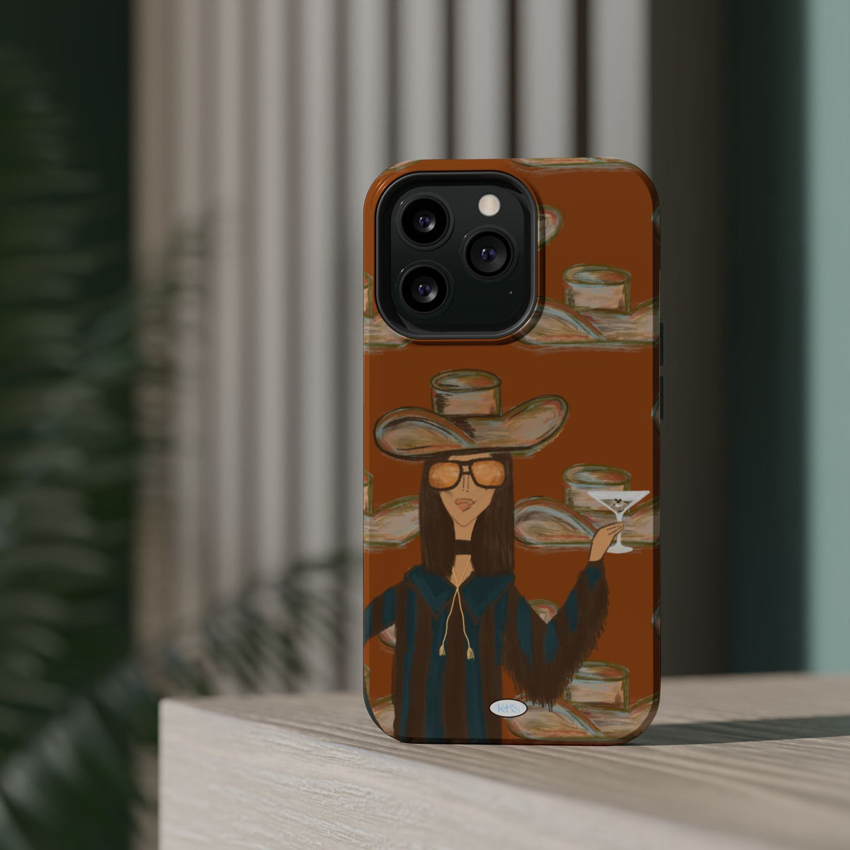 Cocktail Cowgirl Mag Safe Case for iPhone