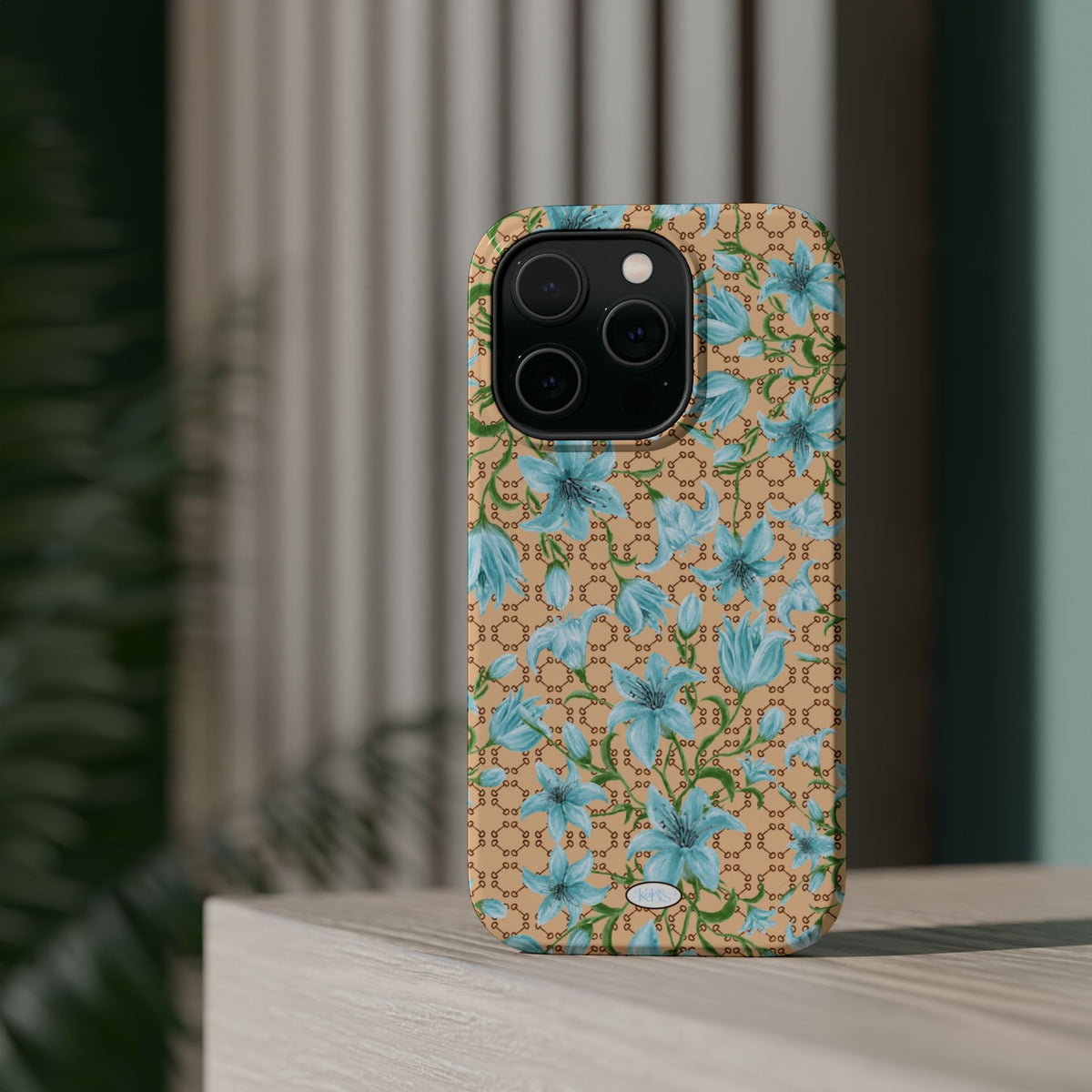 Horsebit Fleur Mag Safe Case for iPhone