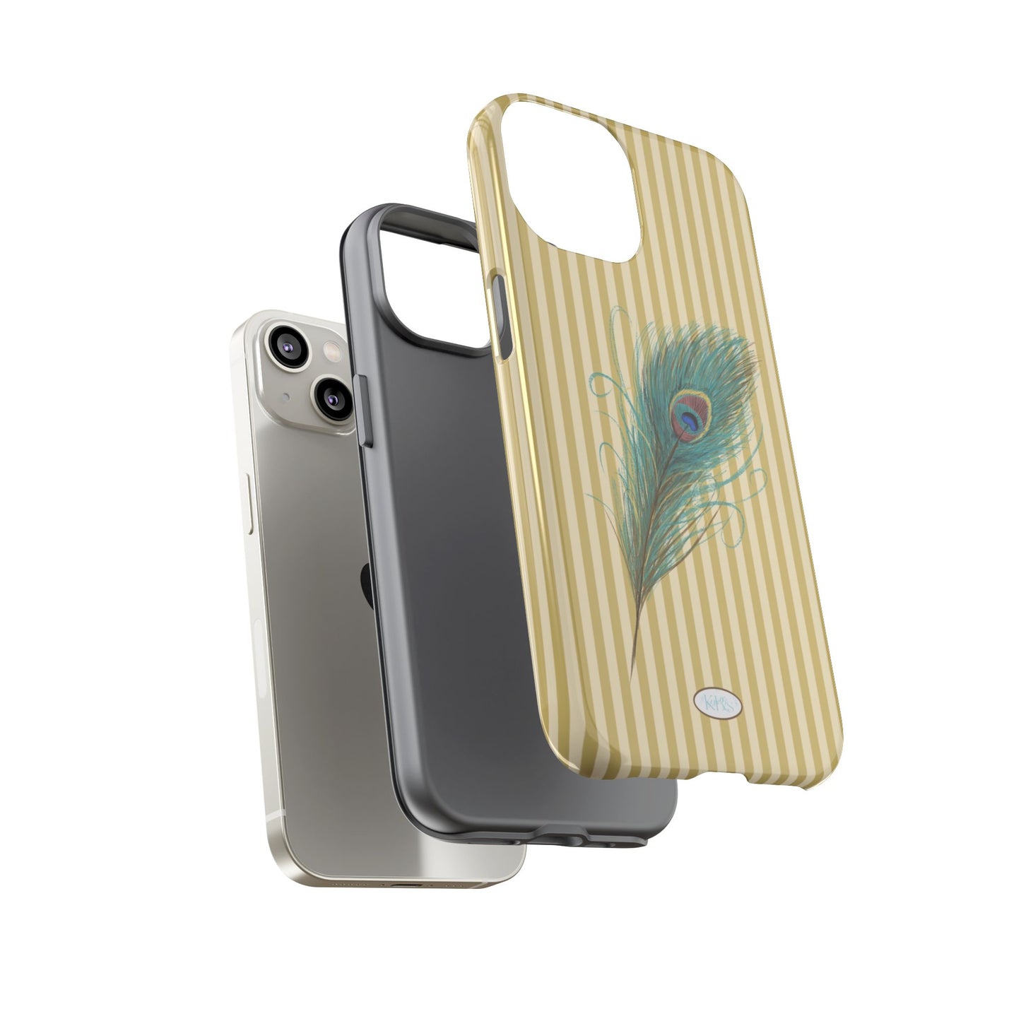 Peacock Feather Tough Case for iPhone