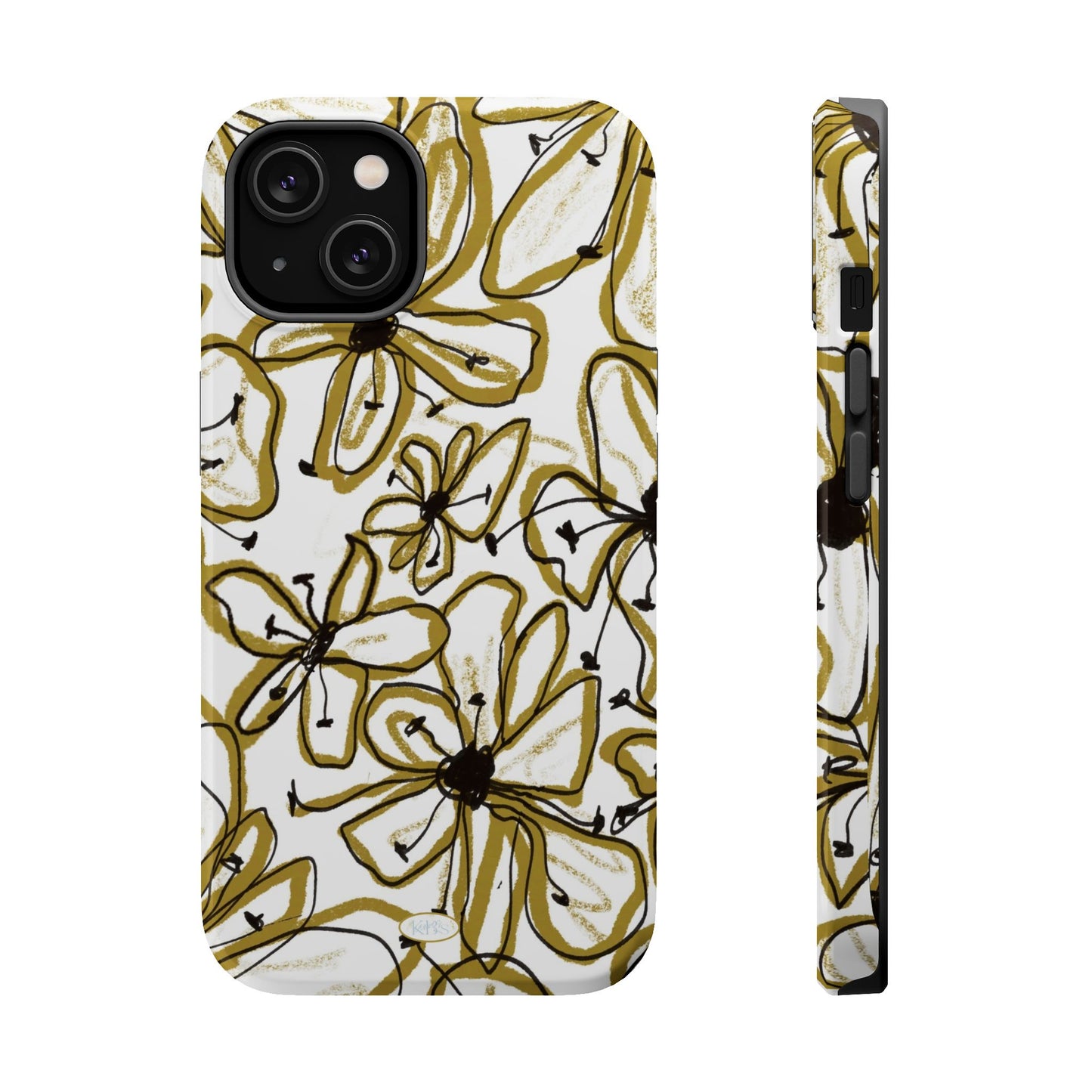 Floral Sketch Mag Safe Case for iPhone