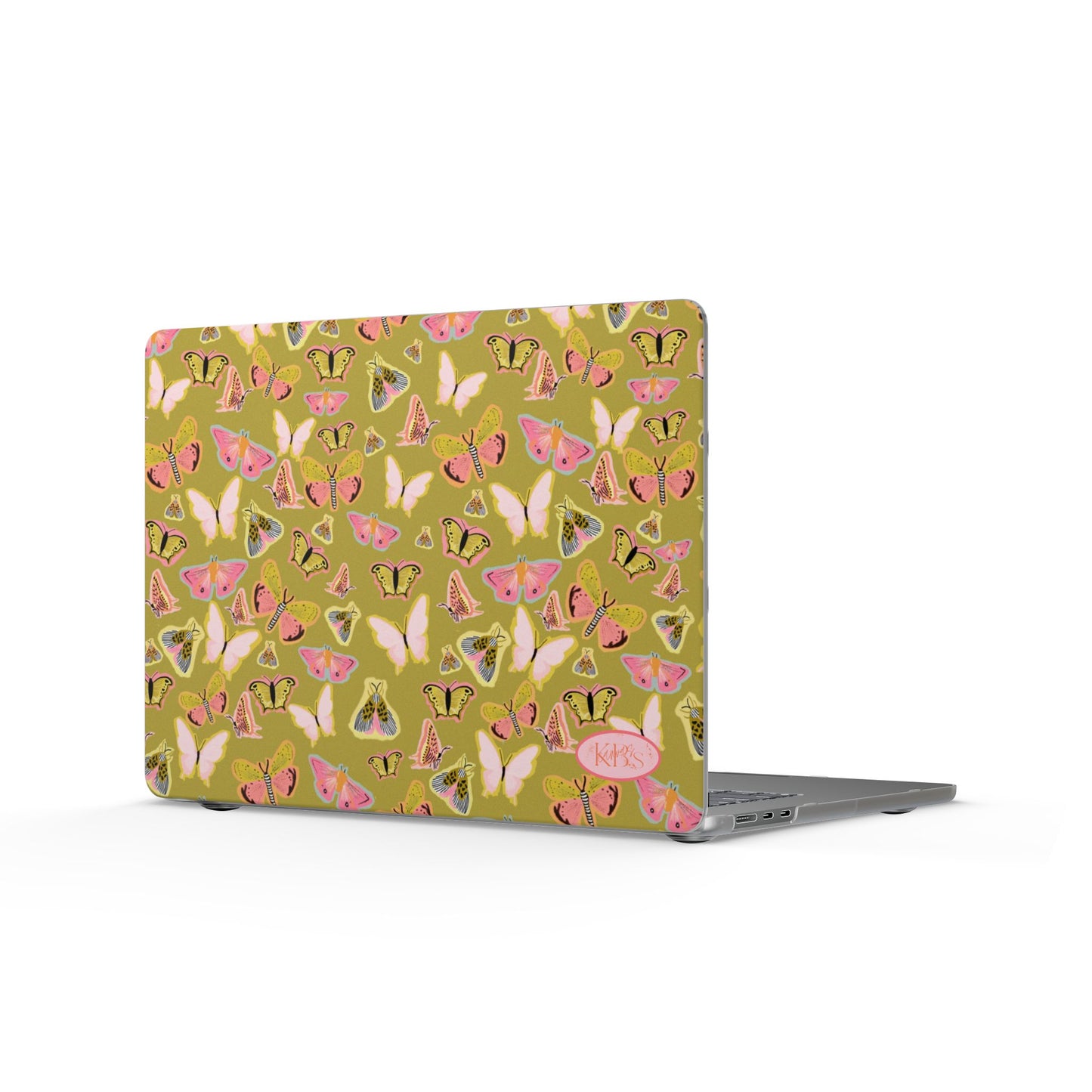 Butterfly Muse MacBook Case - Green