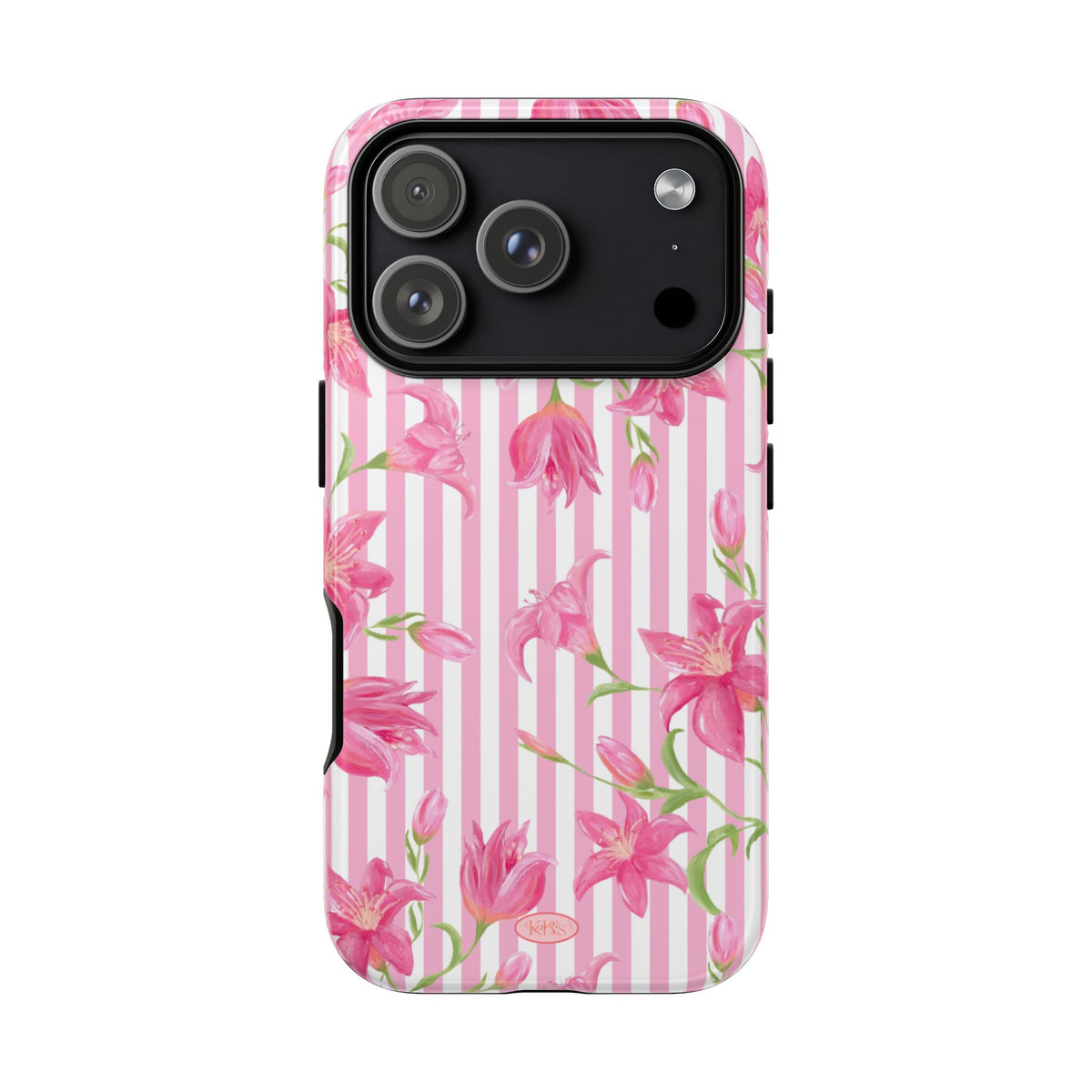 Azalea Stripe Tough Case for iPhone - Pink