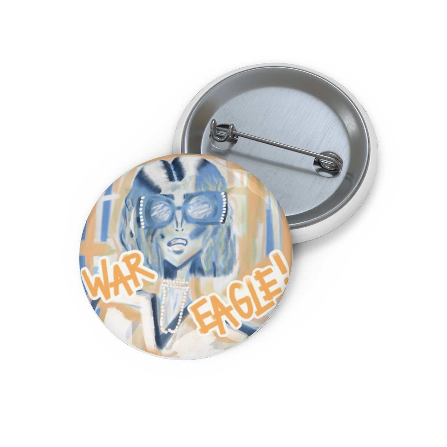 Auburn Gal Button