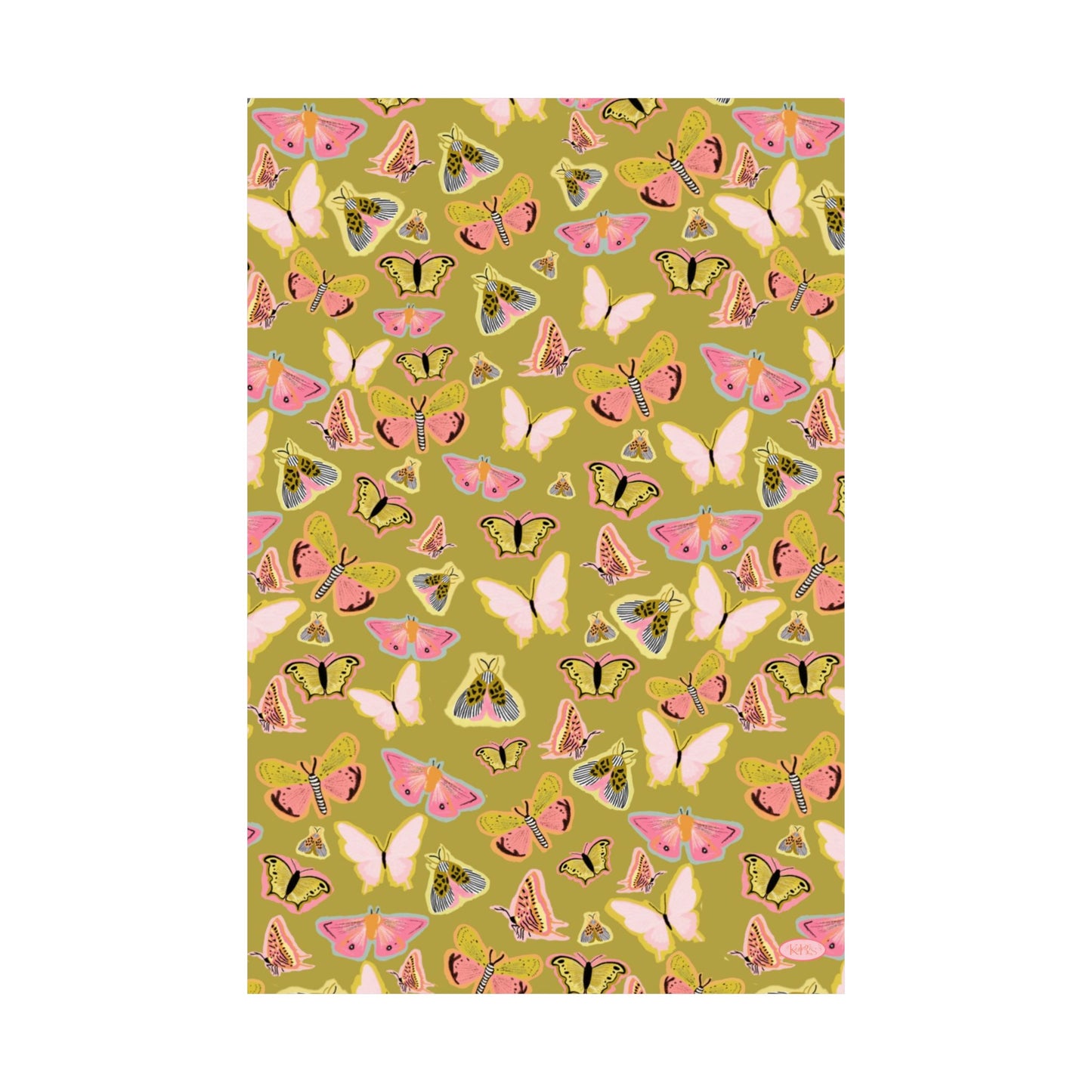Butterfly Muse Print - Green