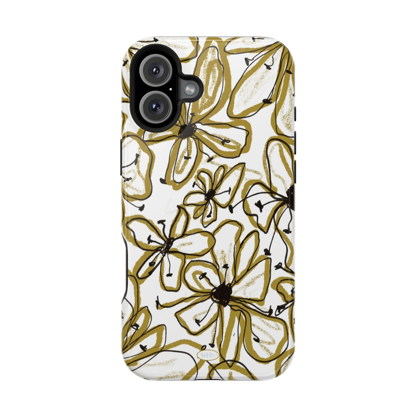 Floral Sketch Mag Safe Case for iPhone