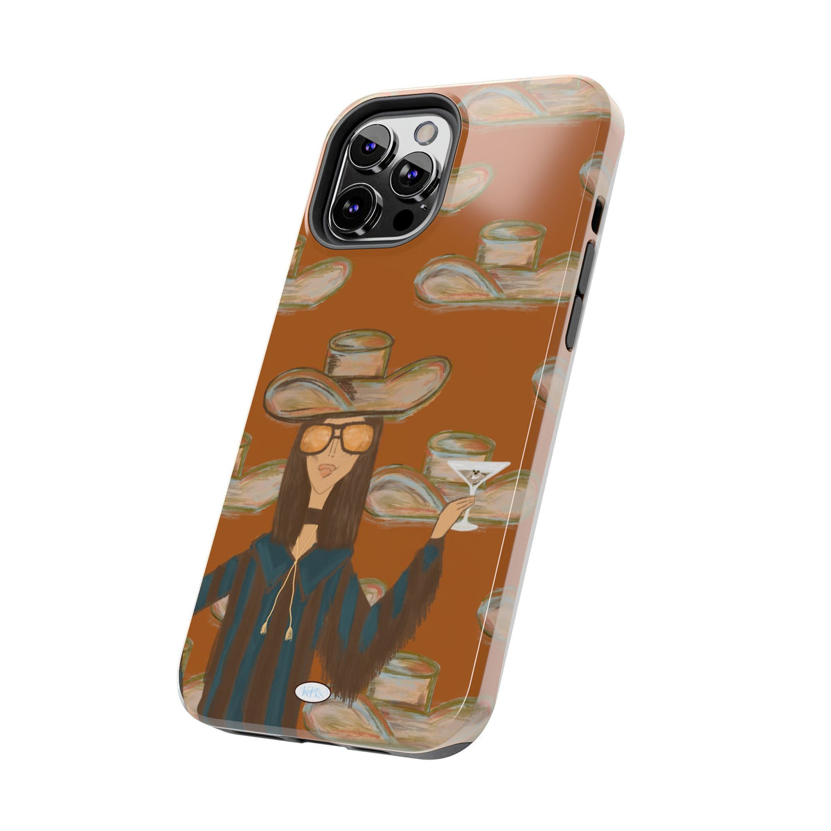 Cocktail Cowgirl Tough Case for iPhone