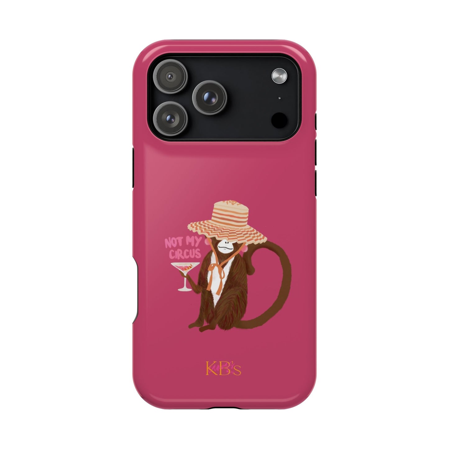 Not My Circus Mag Safe Case - Magenta