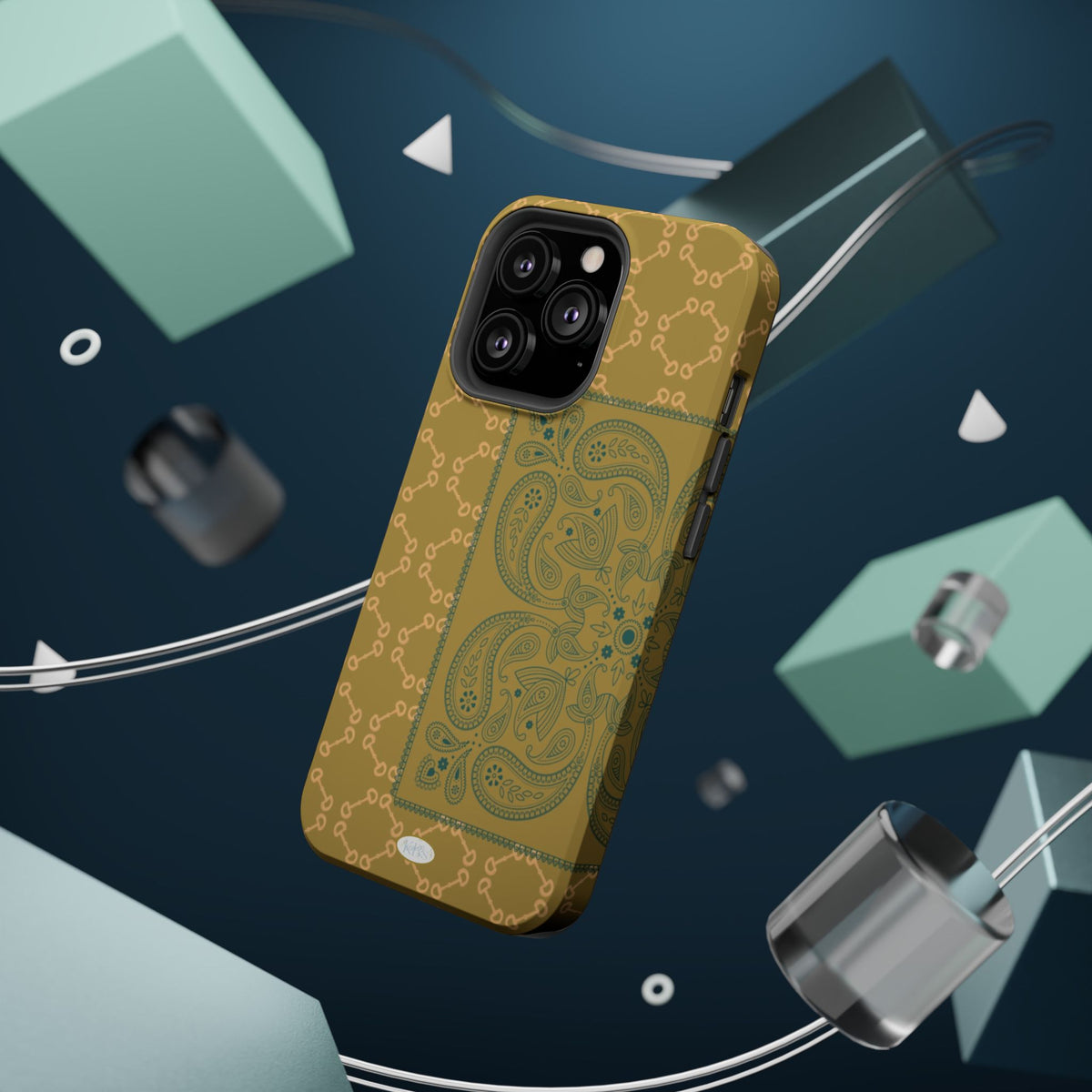 Horsebit Bandana Mag Safe Case for iPhone