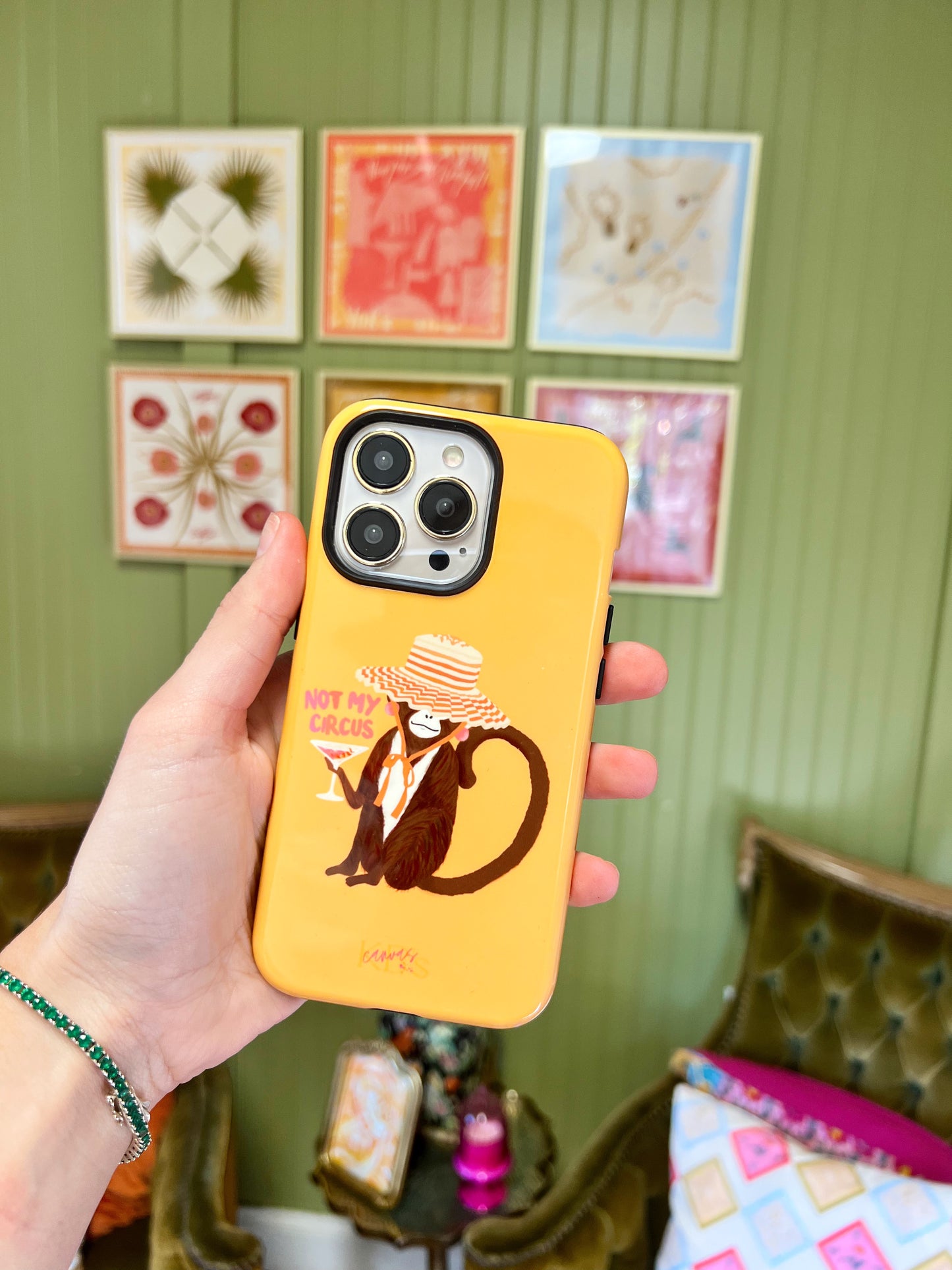 Not My Circus Tough Case Orange - iPhone 13 Pro