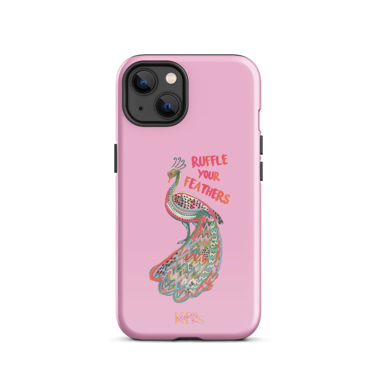 Ruffle Your Feathers Tough Case for iPhone - Pink
