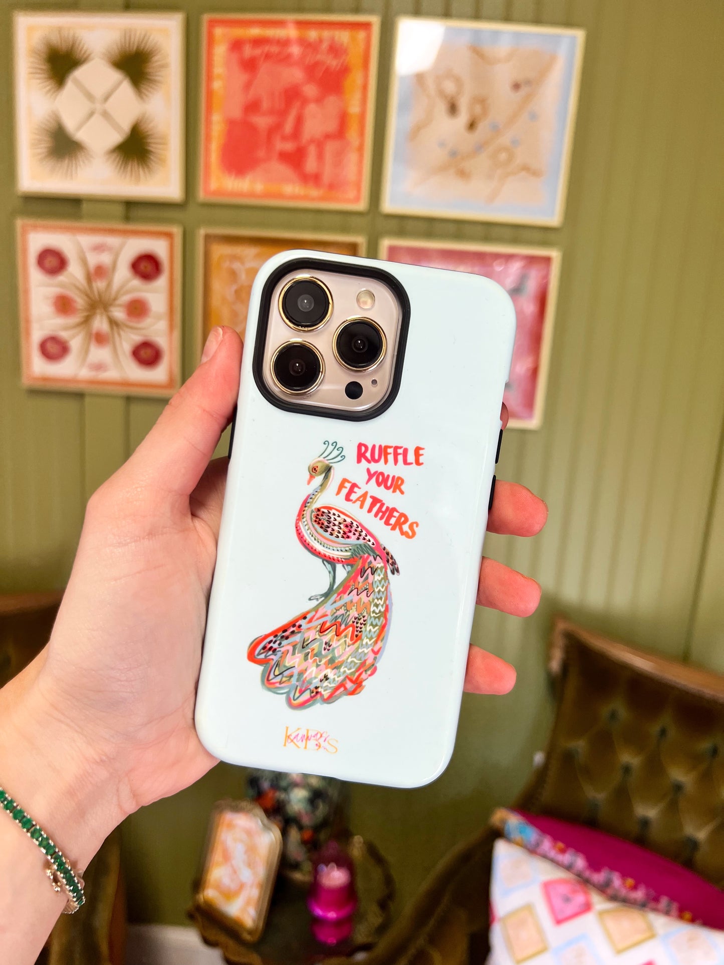 Ruffle Your Feathers Tough Case - iPhone 13 Pro