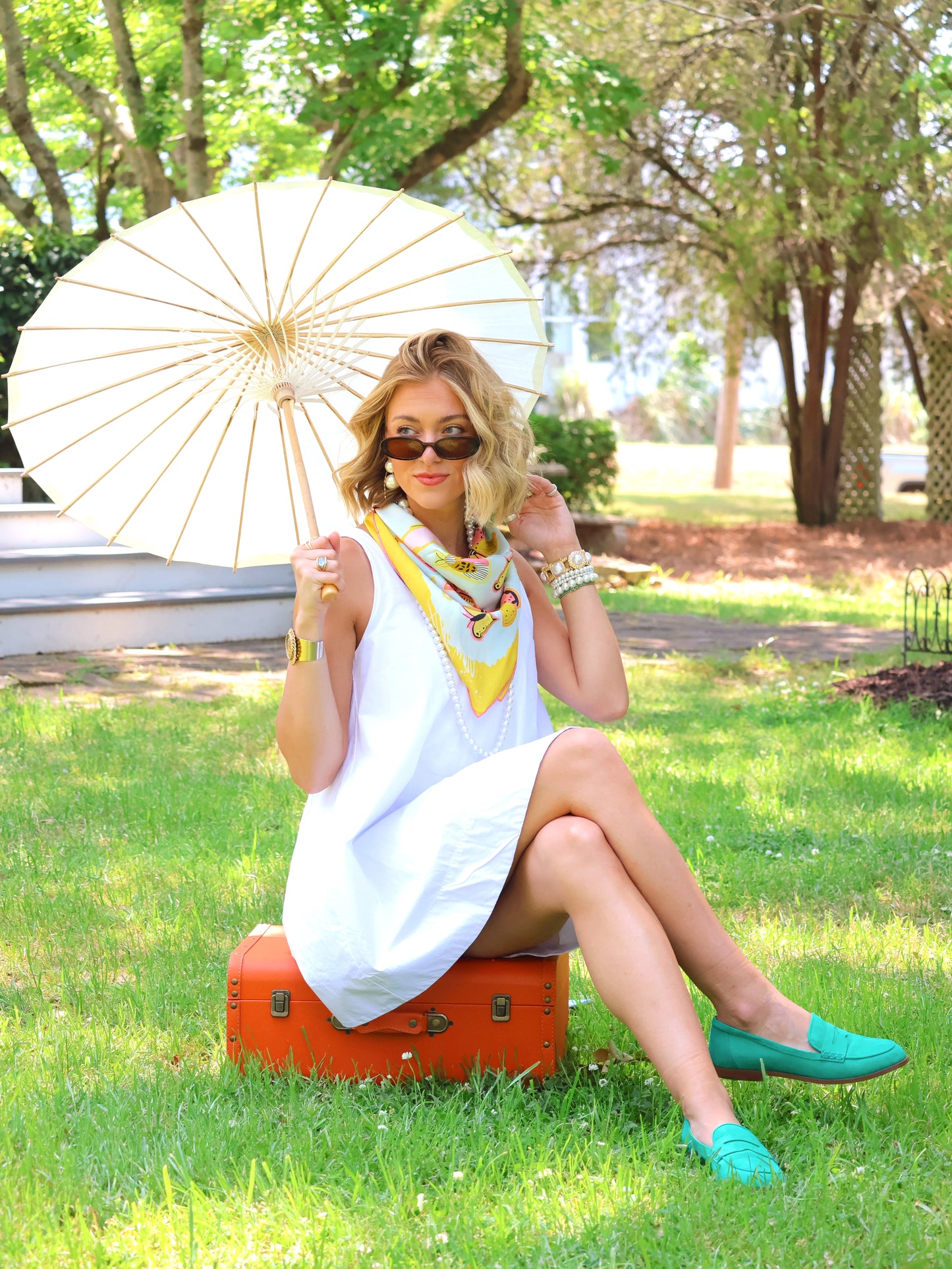 Butterfly Muse Silk Scarf
