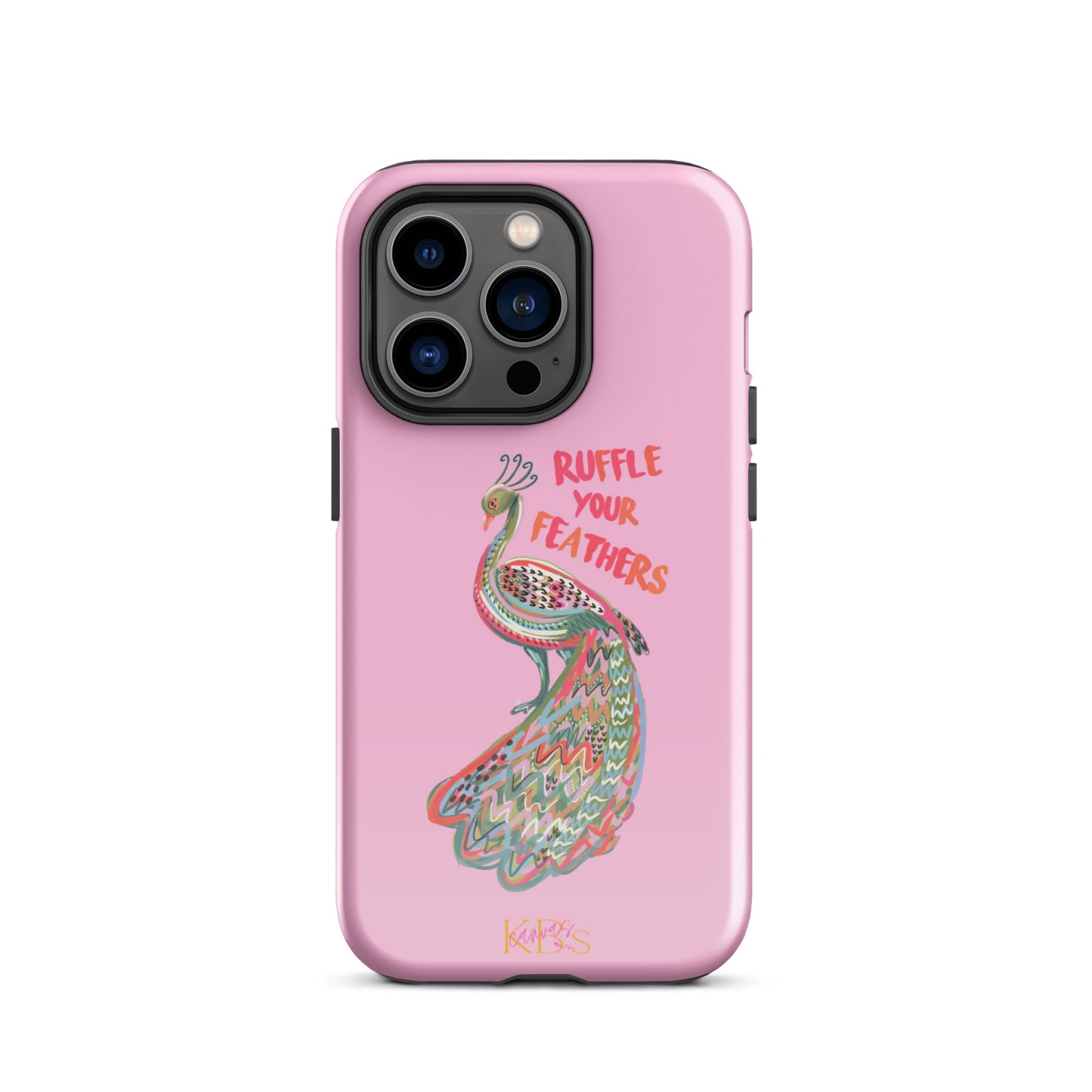 Ruffle Your Feathers Tough Case for iPhone - Pink
