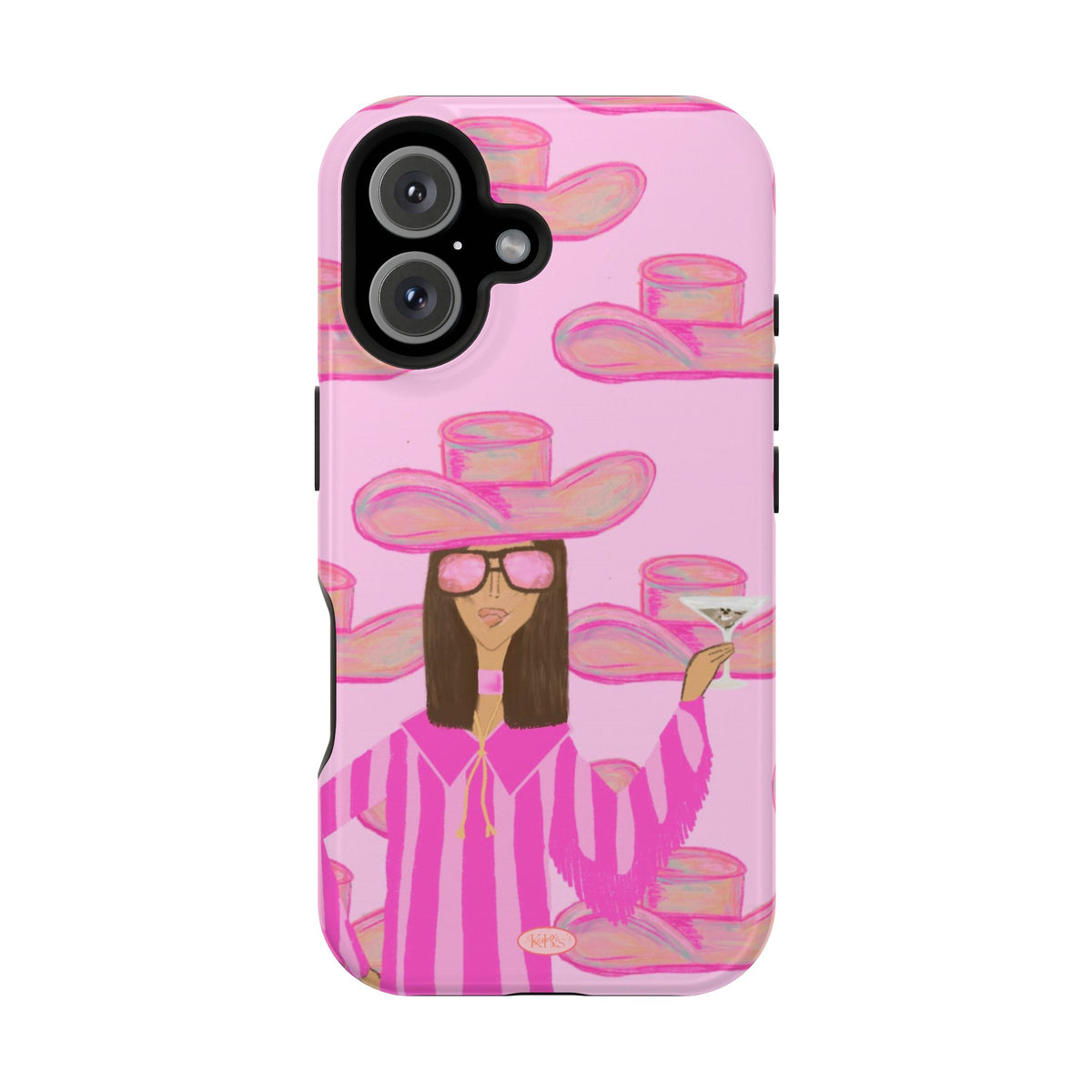 Cocktail Cowgirl MagSafe Case - Pink