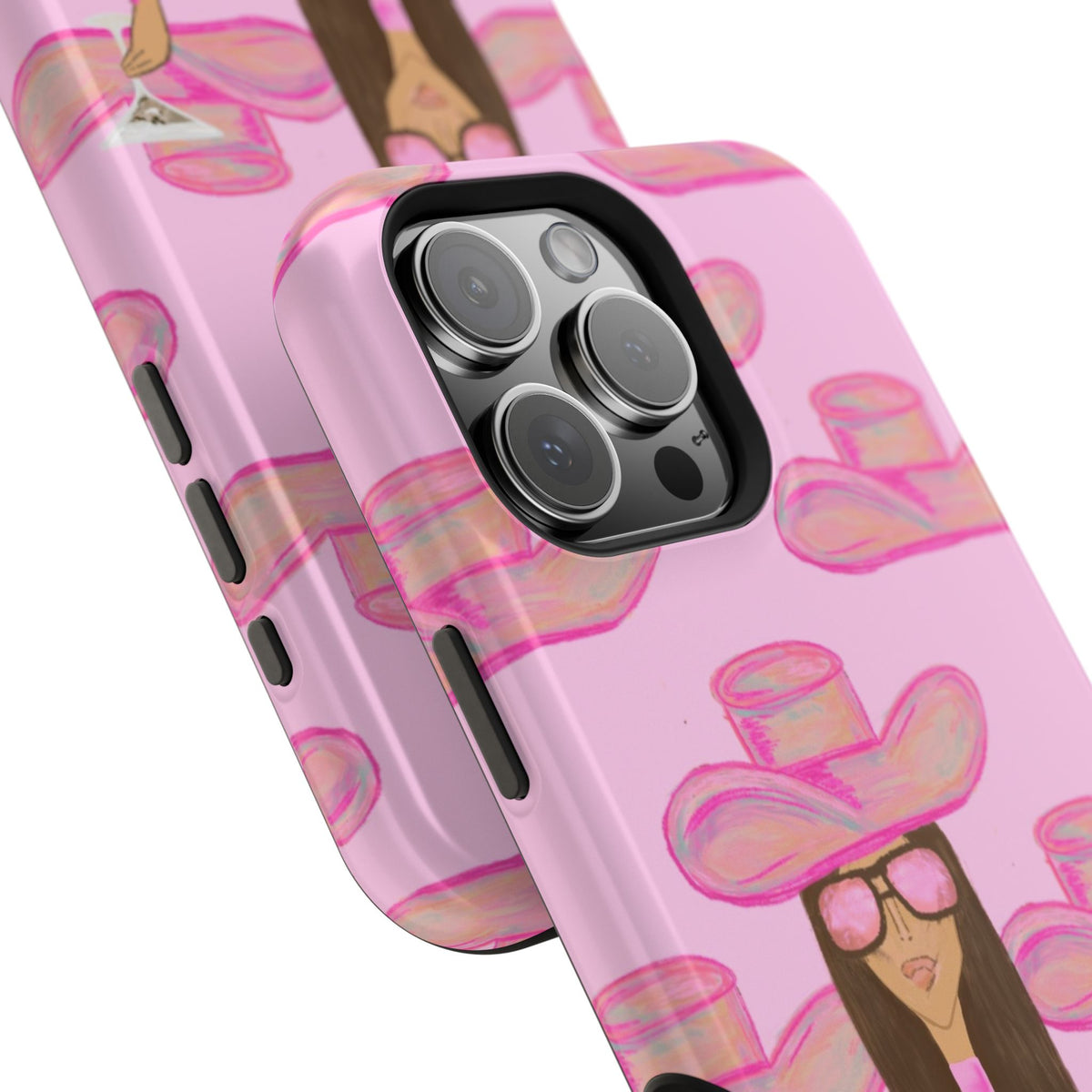 Cocktail Cowgirl MagSafe Case - Pink