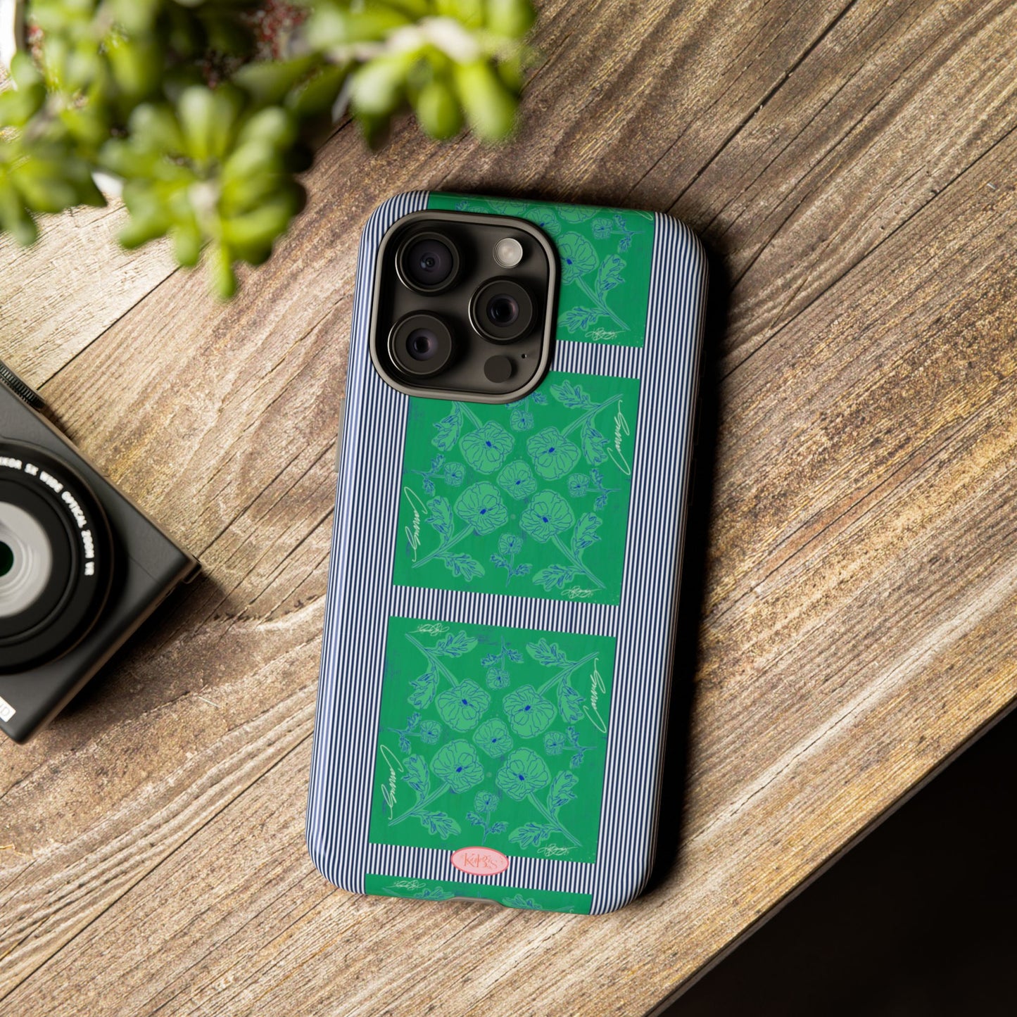 Flora Bloom Scarf Tough Case for iPhone