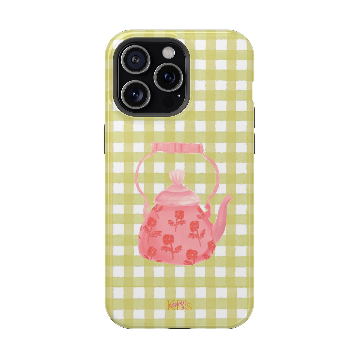 Eclectic Teapot Mag Safe Case - Green