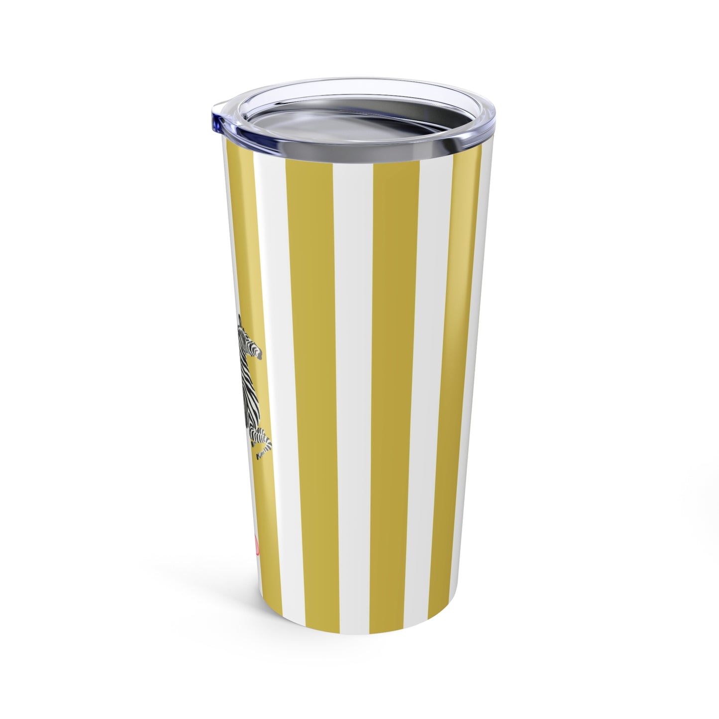 Rain or Stripe Tumbler 20oz - Green Stripe