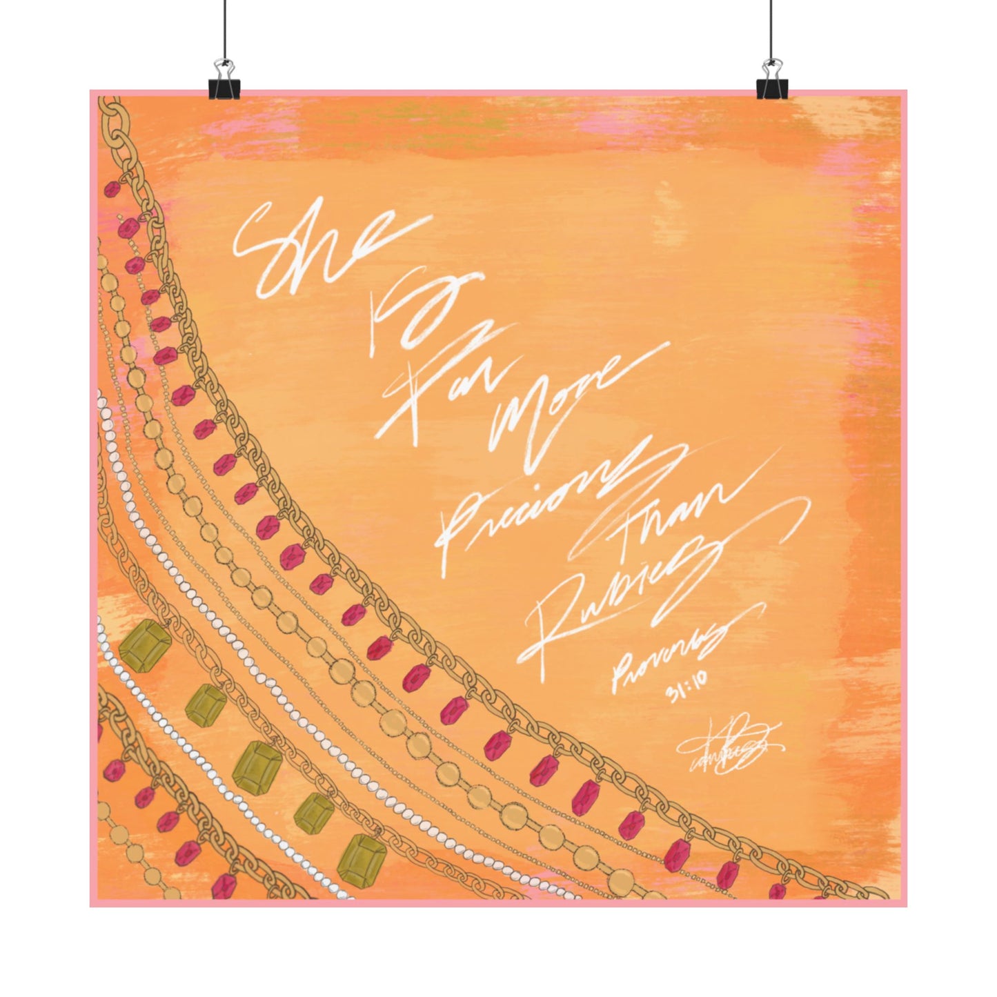 Proverbs 31 Scarf Photo Print