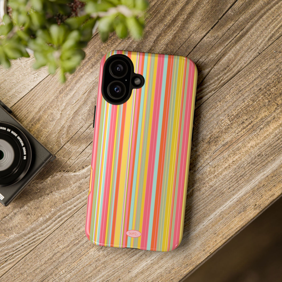 Poolside Stripe Tough Case for iPhone