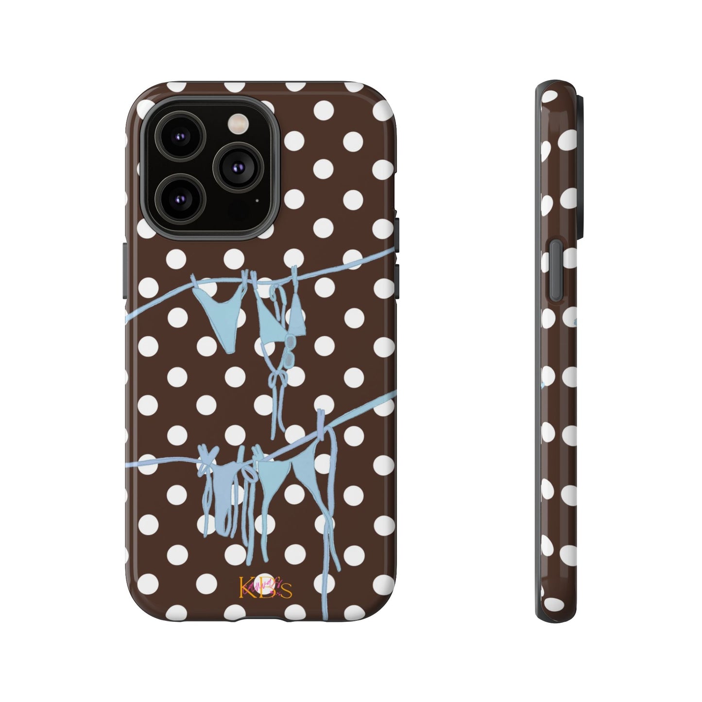 Brown Polka Dot Bikini Tough Case