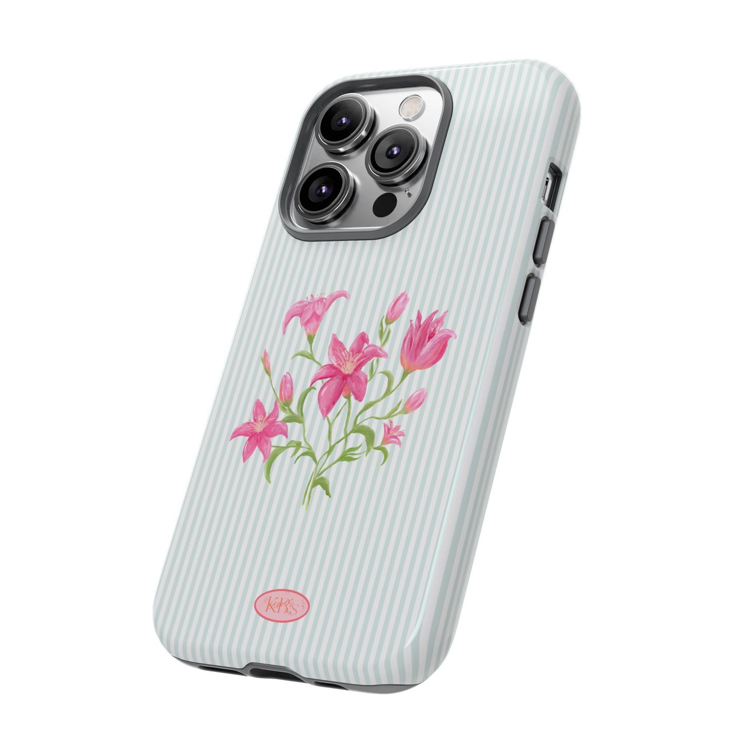 Lily Bloom Tough Case for iPhone - Blue