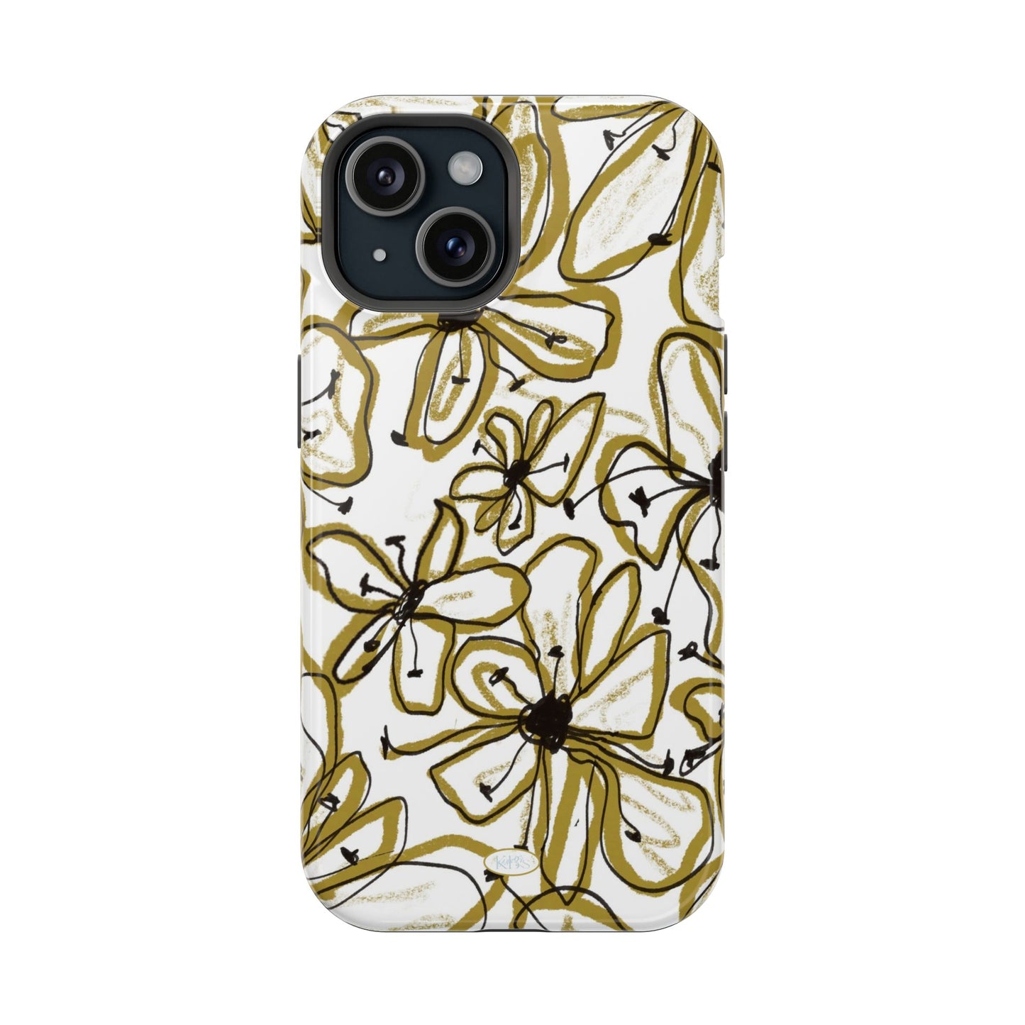 Floral Sketch Mag Safe Case for iPhone
