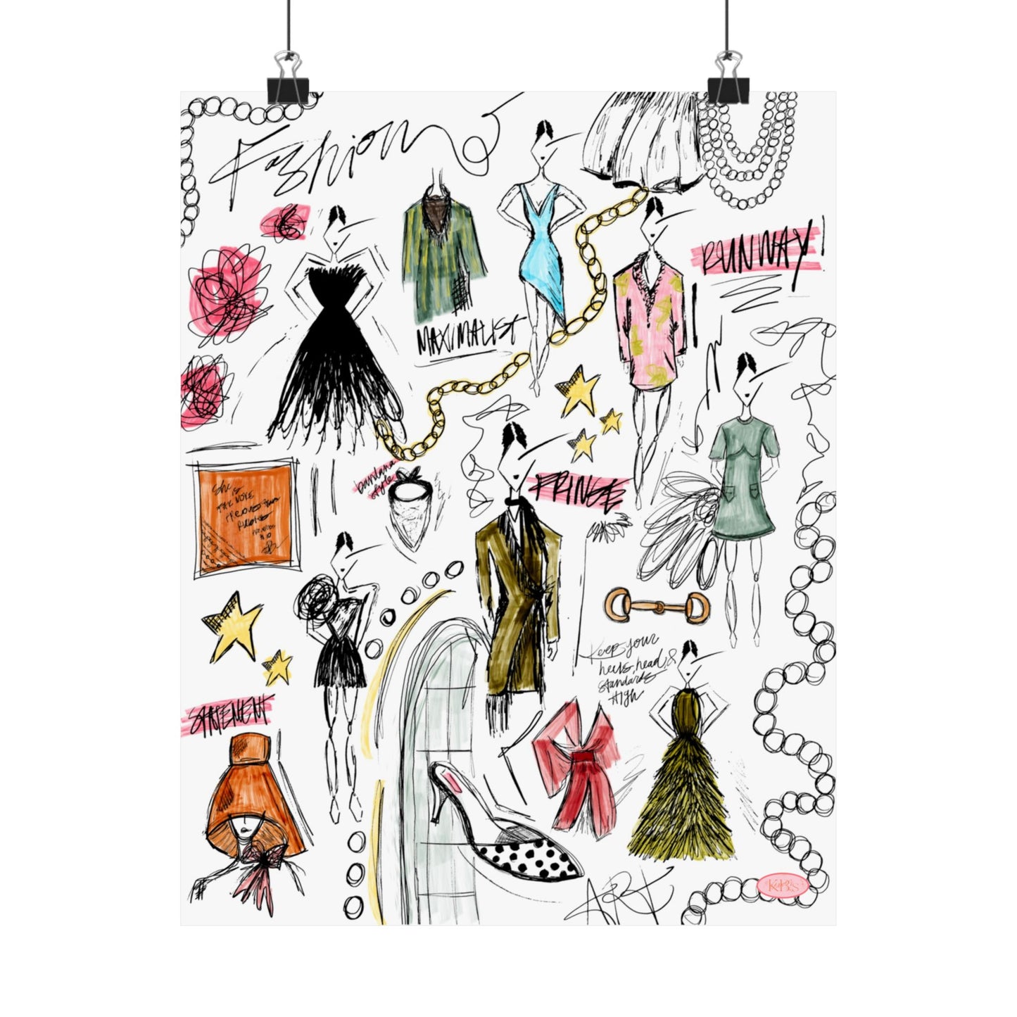 Fashion Sketch Print