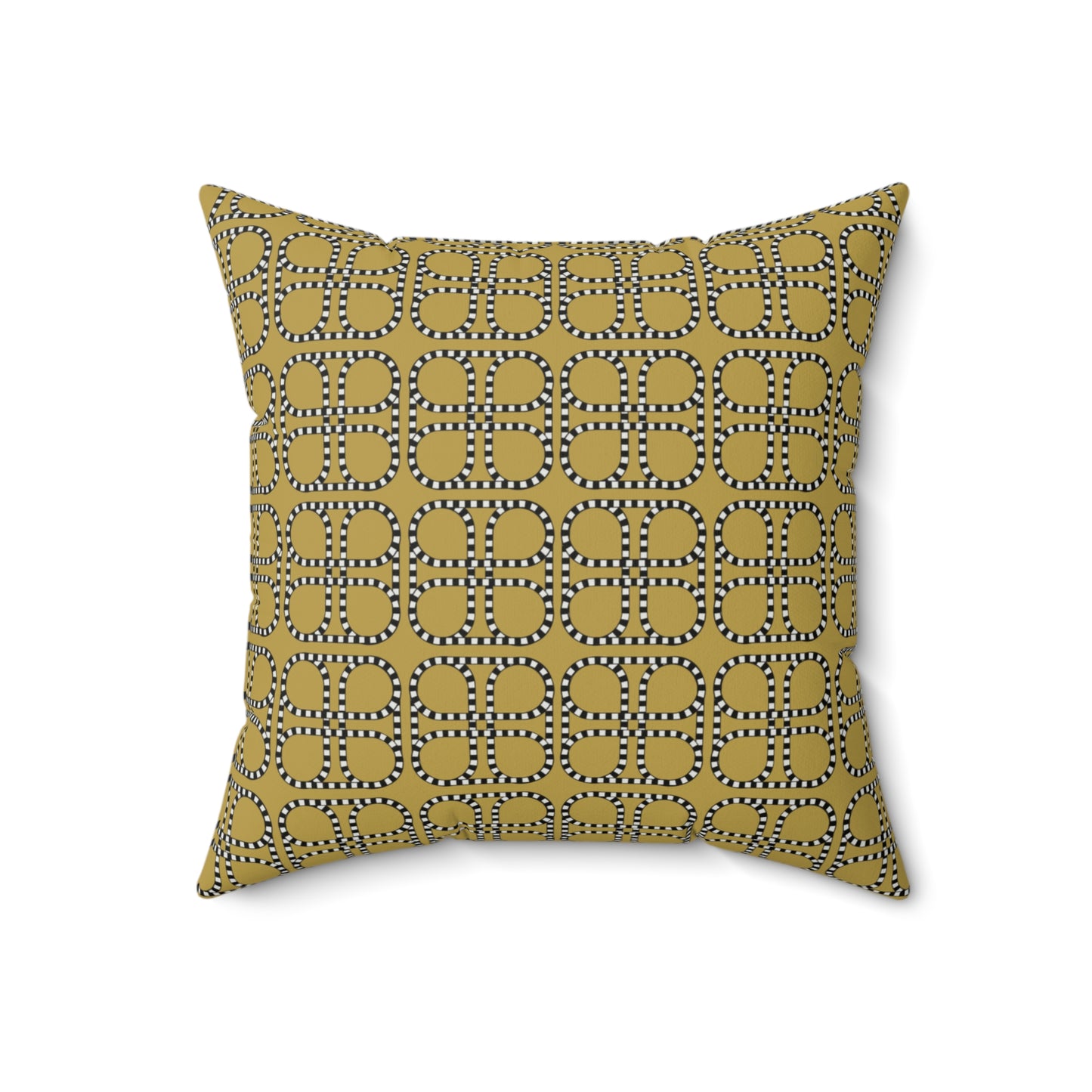 Looped Link Throw Pillow