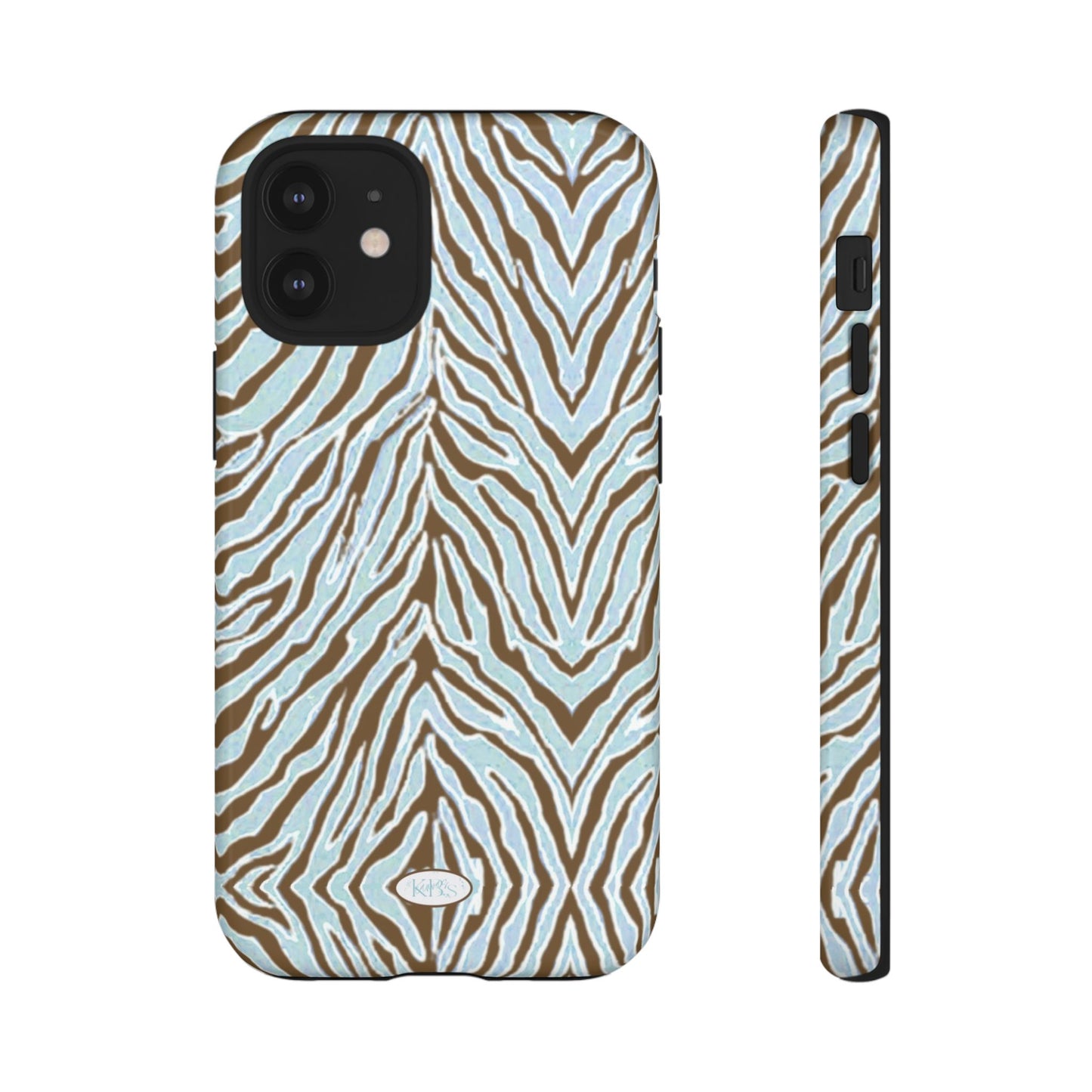 Zebra Bleu Tough Case
