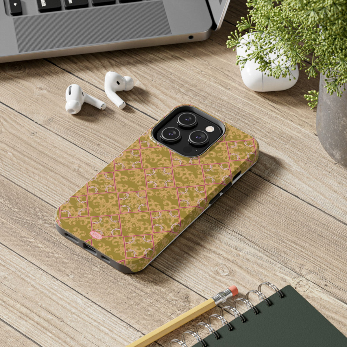 Pearl Trellis Tough Case for iPhone