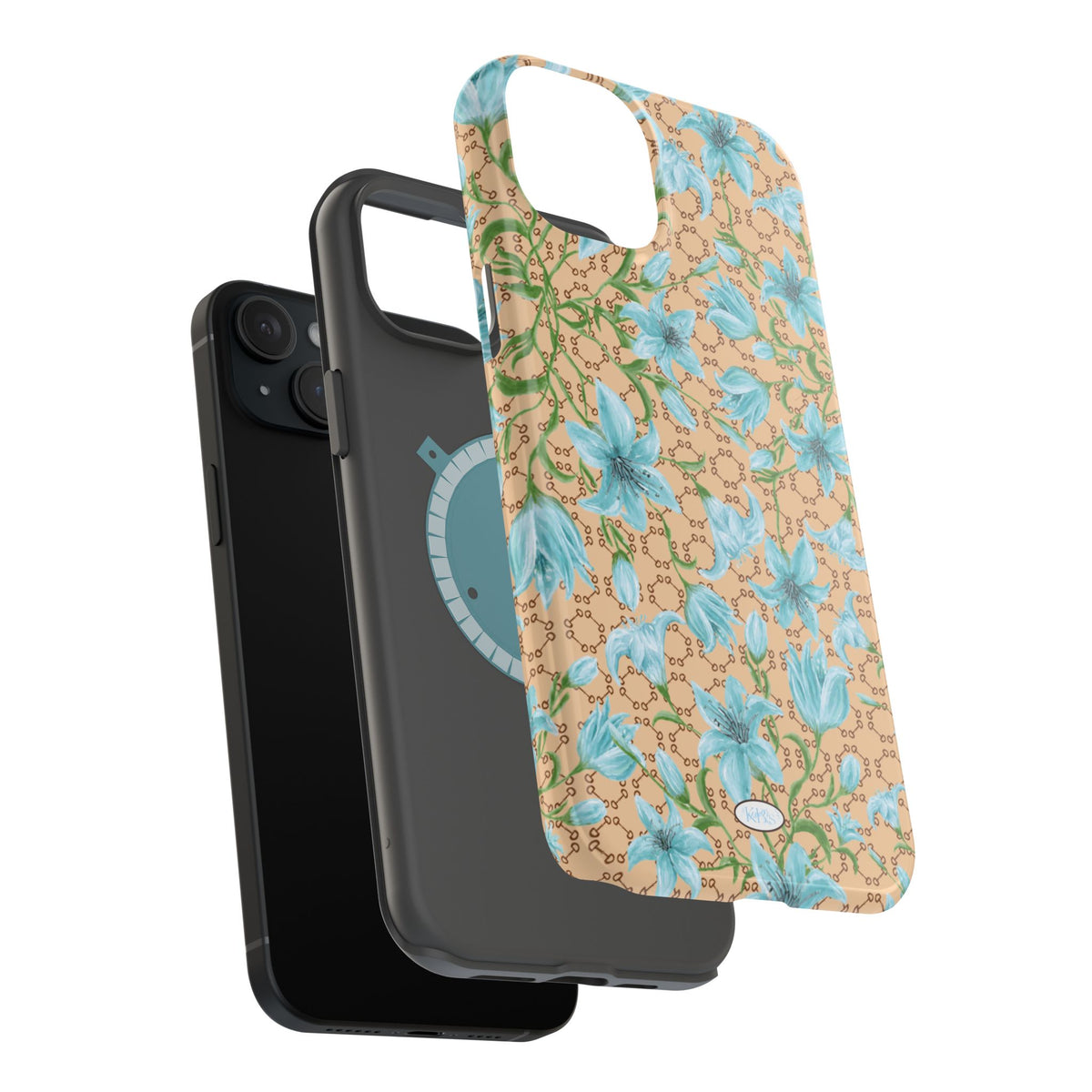 Horsebit Fleur Mag Safe Case for iPhone