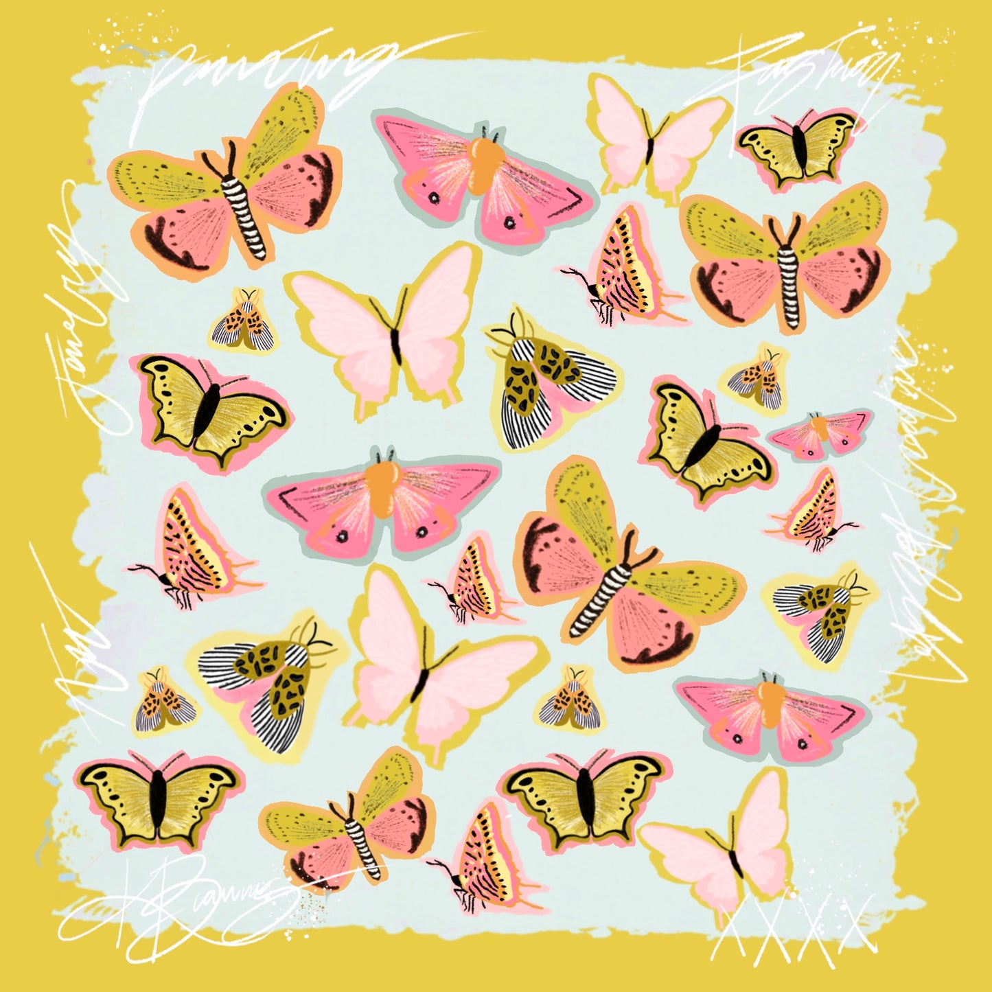 Butterfly Muse Silk Scarf