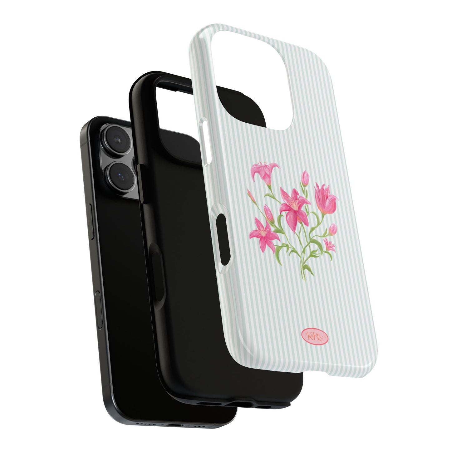 Lily Bloom Tough Case for iPhone - Blue