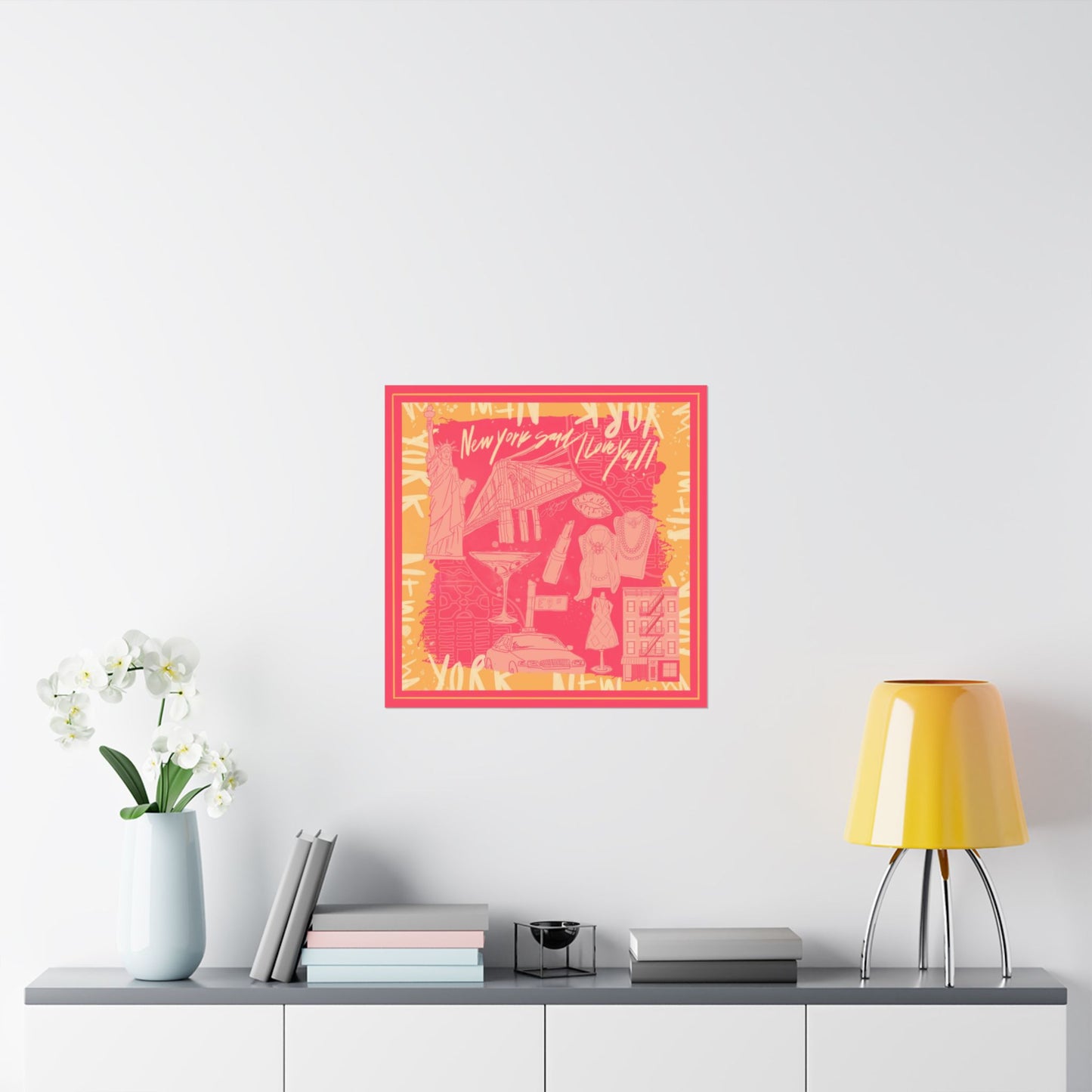 NY Said I Love You Scarf Photo Print