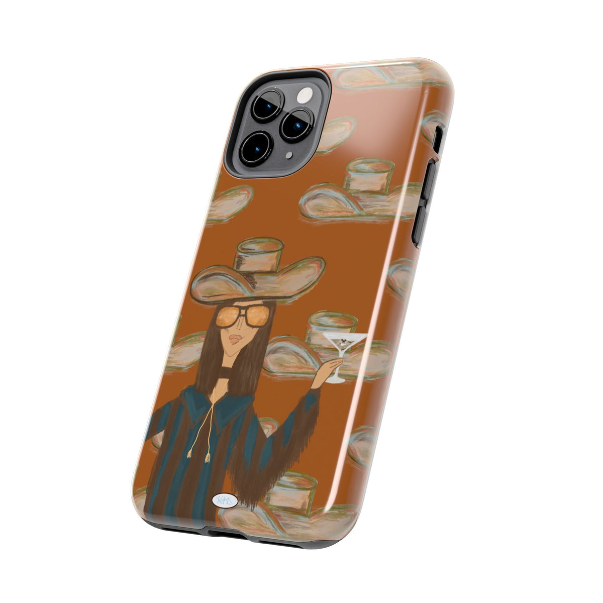 Cocktail Cowgirl Tough Case for iPhone