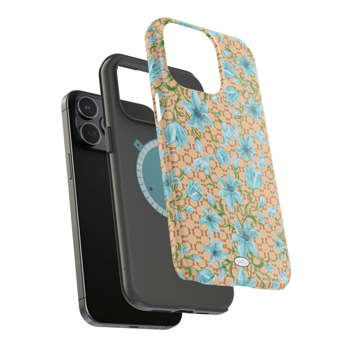 Horsebit Fleur Mag Safe Case for iPhone