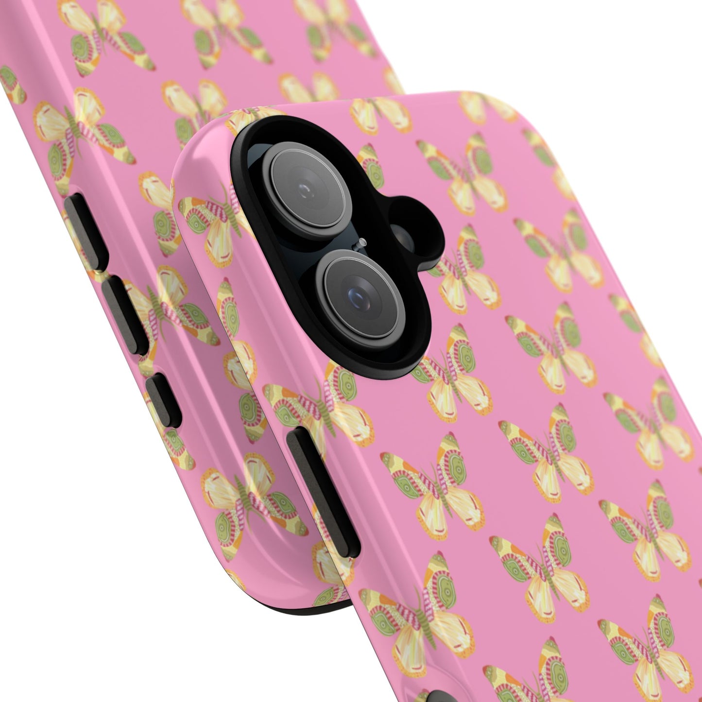 Flutter Pattern Tough Case - Pink